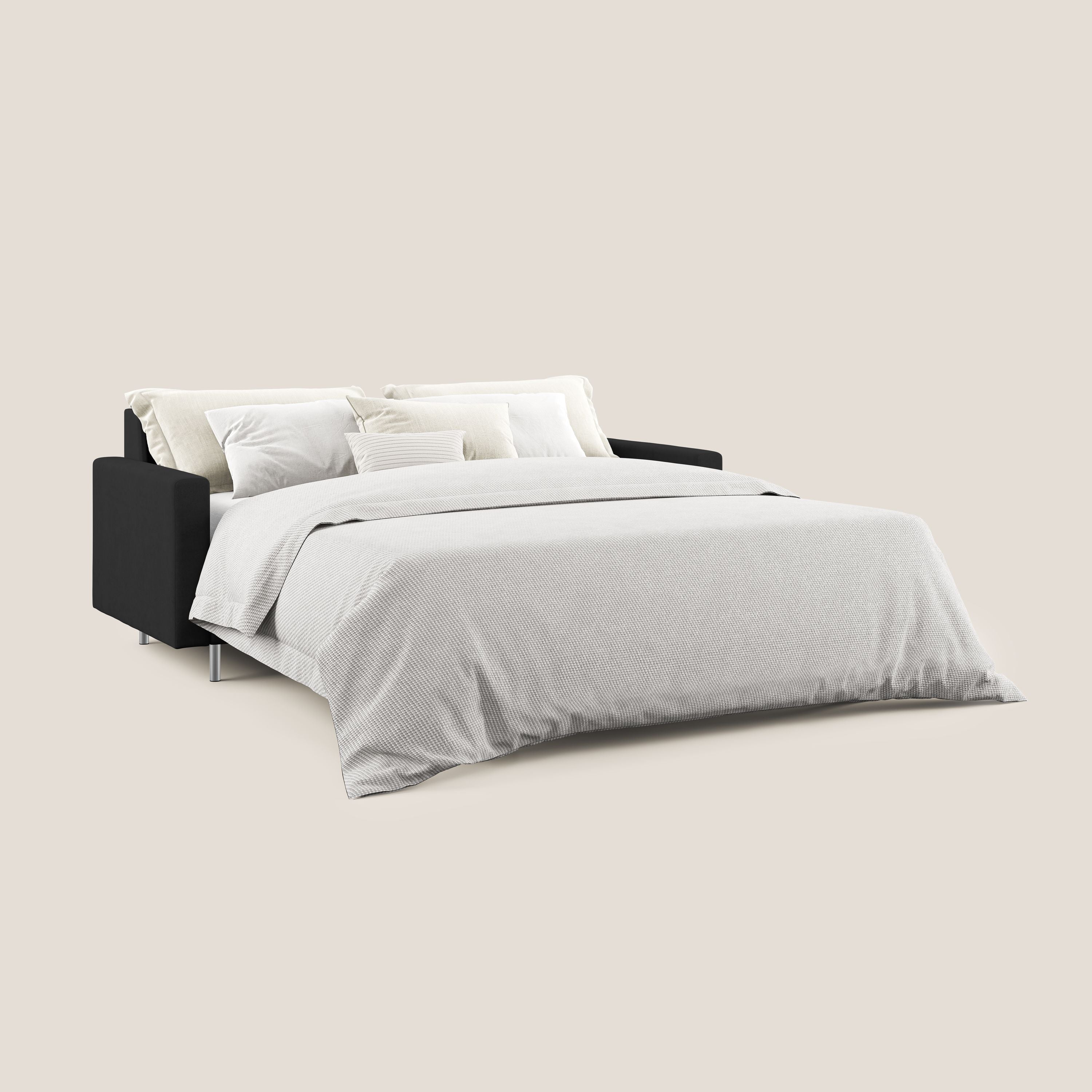 Megan canapé convertible en microfibre détachable T11 noir - Image 2
