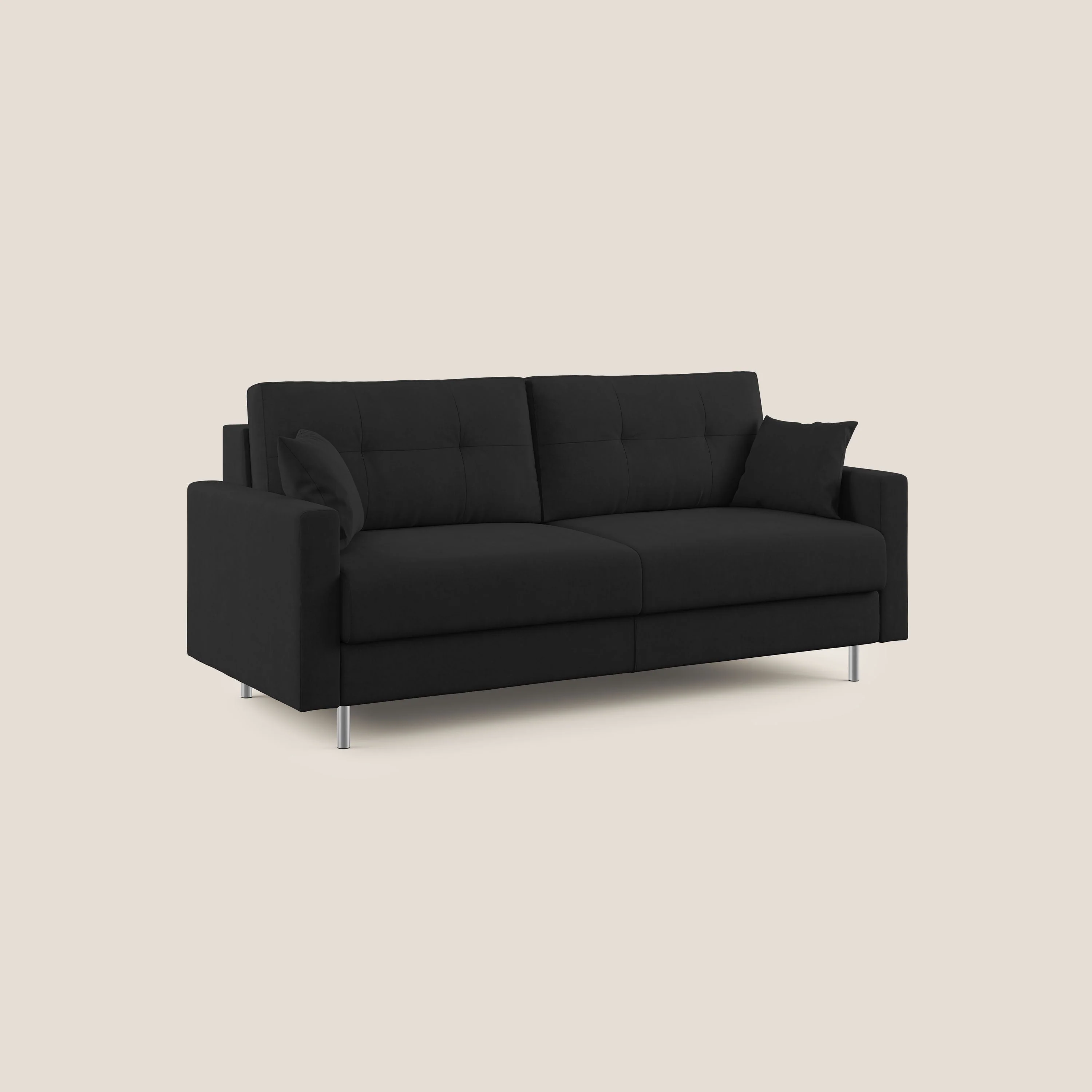 Megan canapé convertible en microfibre détachable T11 noir - Image 3