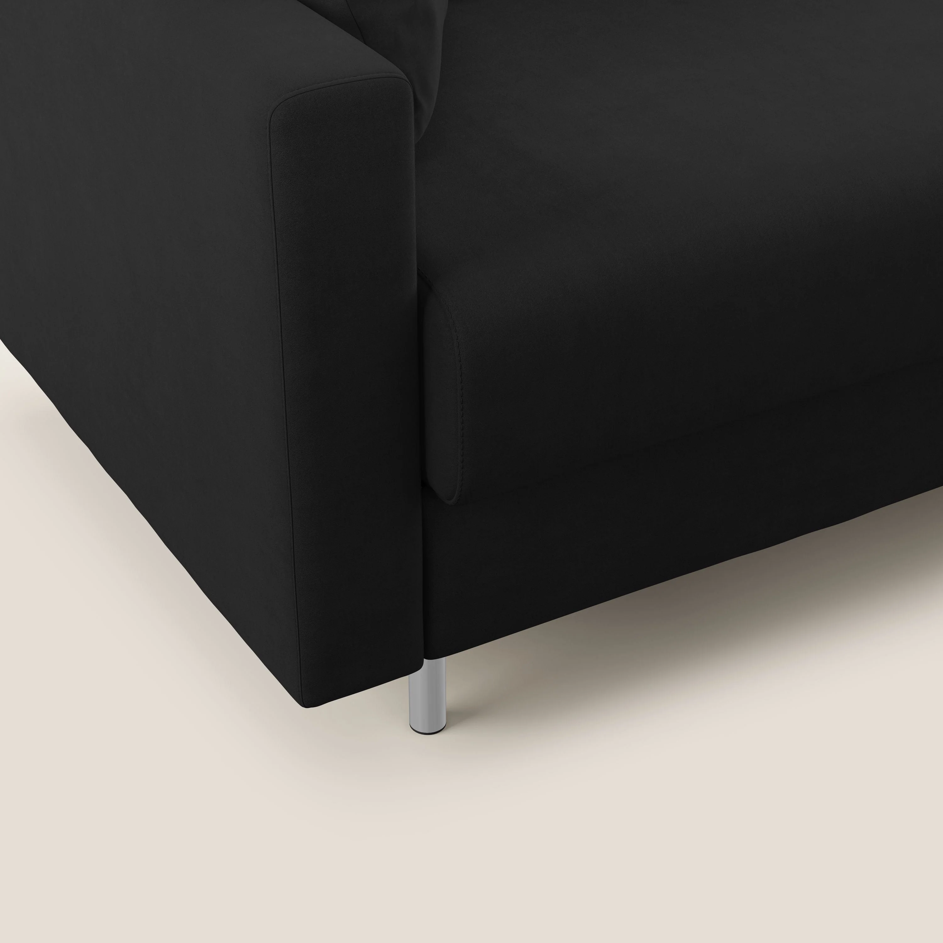 Megan canapé convertible en microfibre détachable T11 noir - Image 6