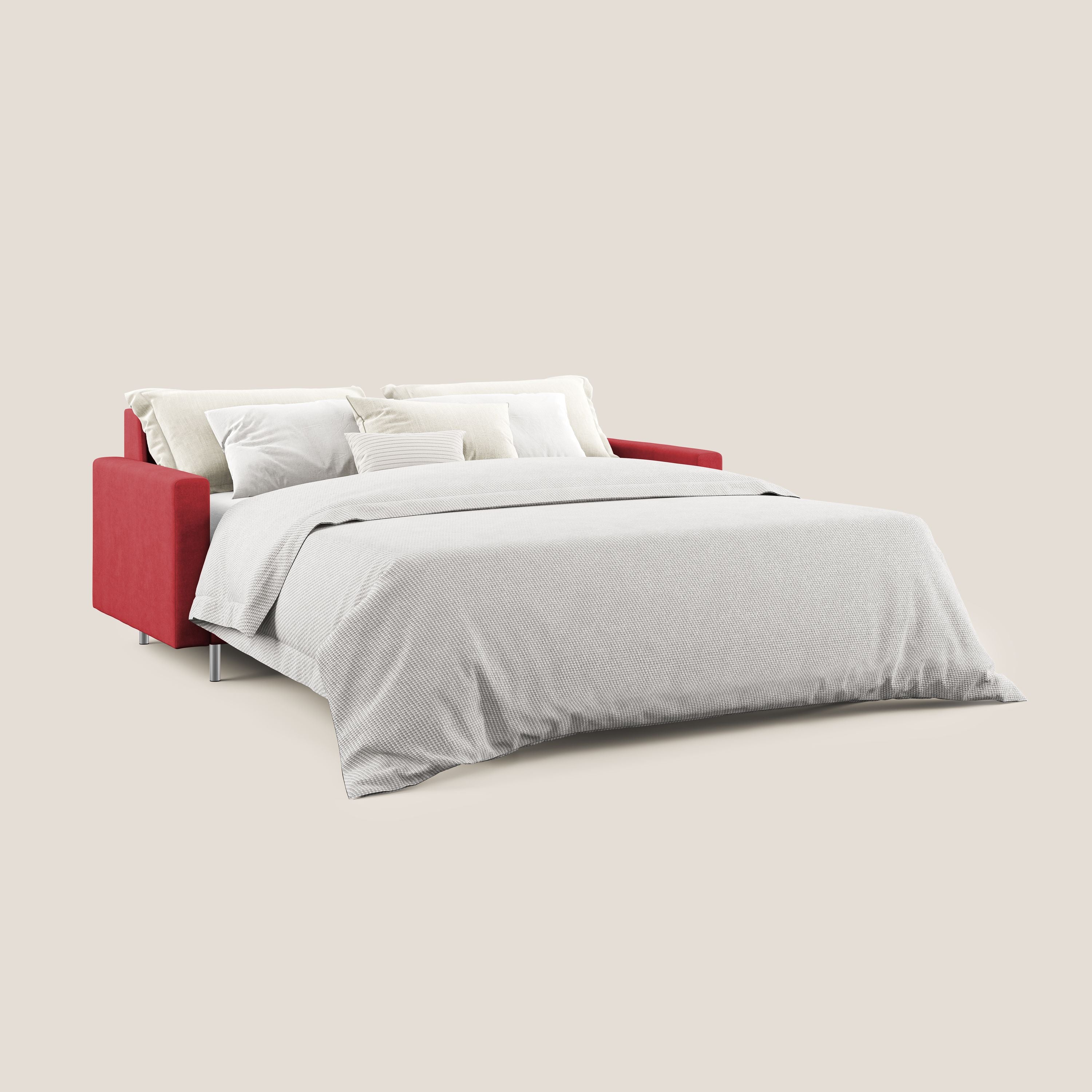 Megan canapé convertible en microfibre détachable T11 rouge - Image 2