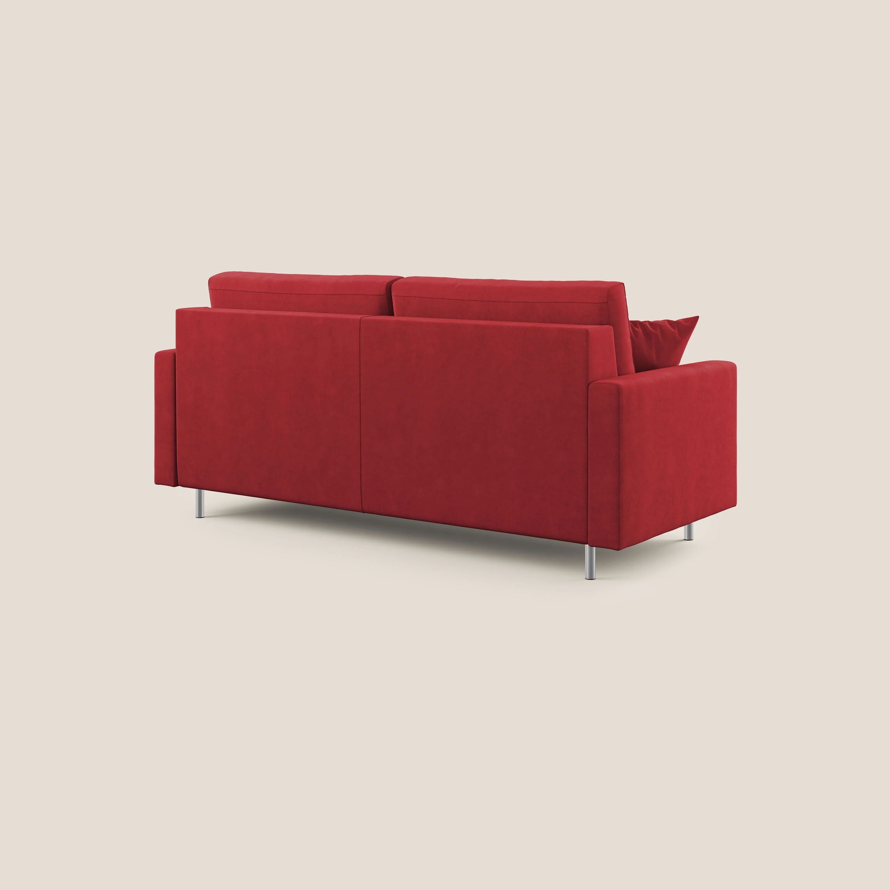 Megan canapé convertible en microfibre détachable T11 rouge - Image 5