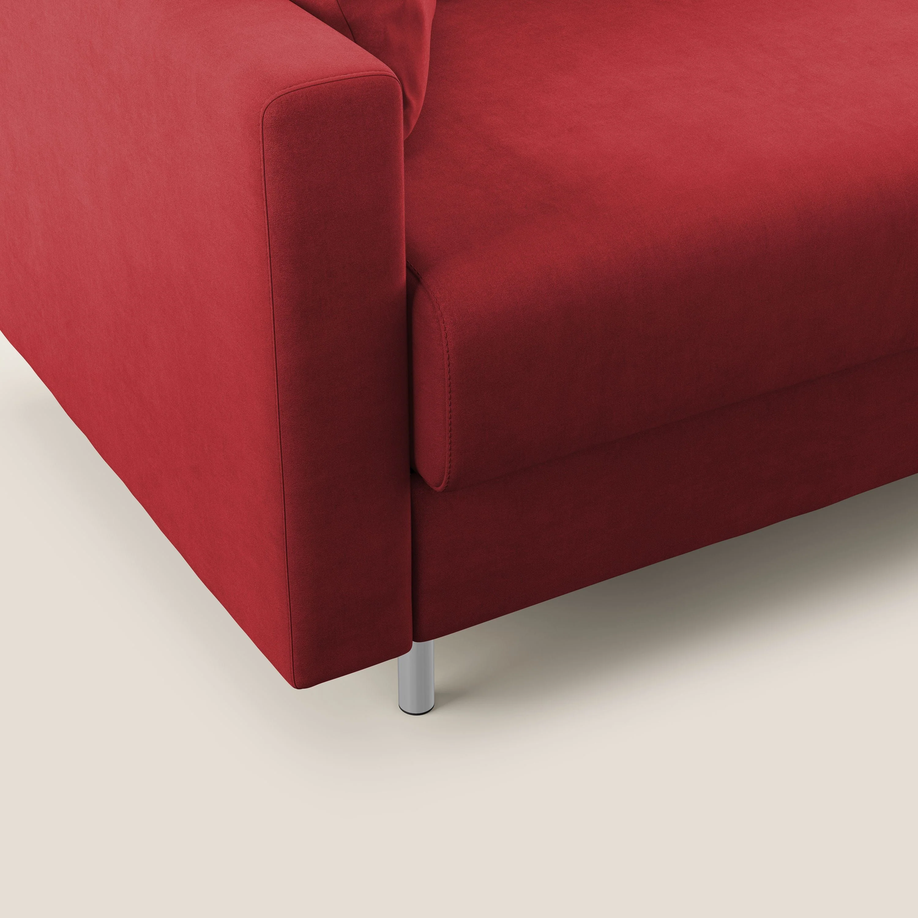 Megan canapé convertible en microfibre détachable T11 rouge - Image 6