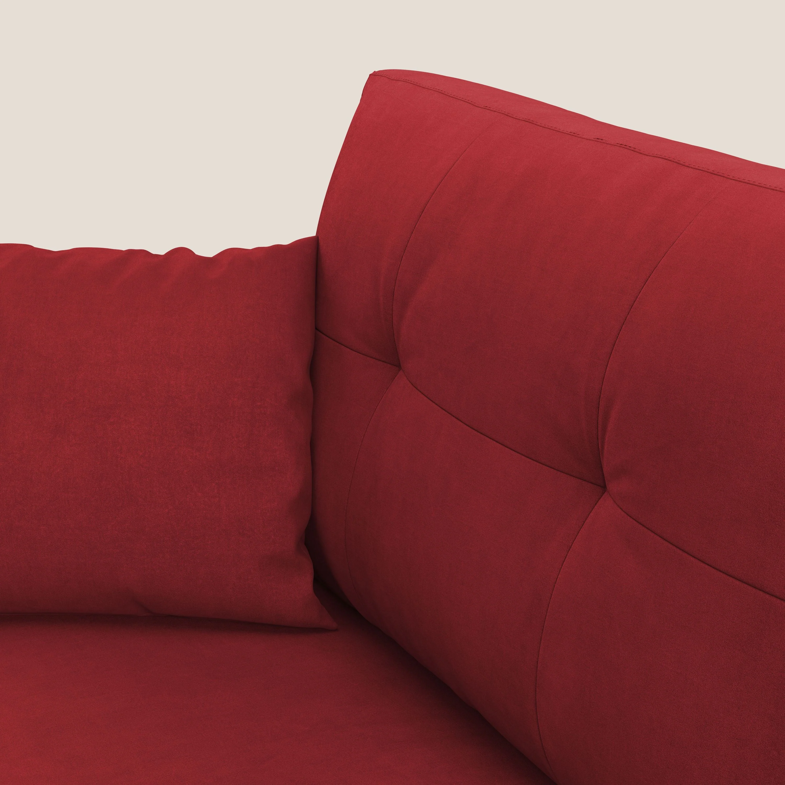 Megan canapé convertible en microfibre détachable T11 rouge - Image 7