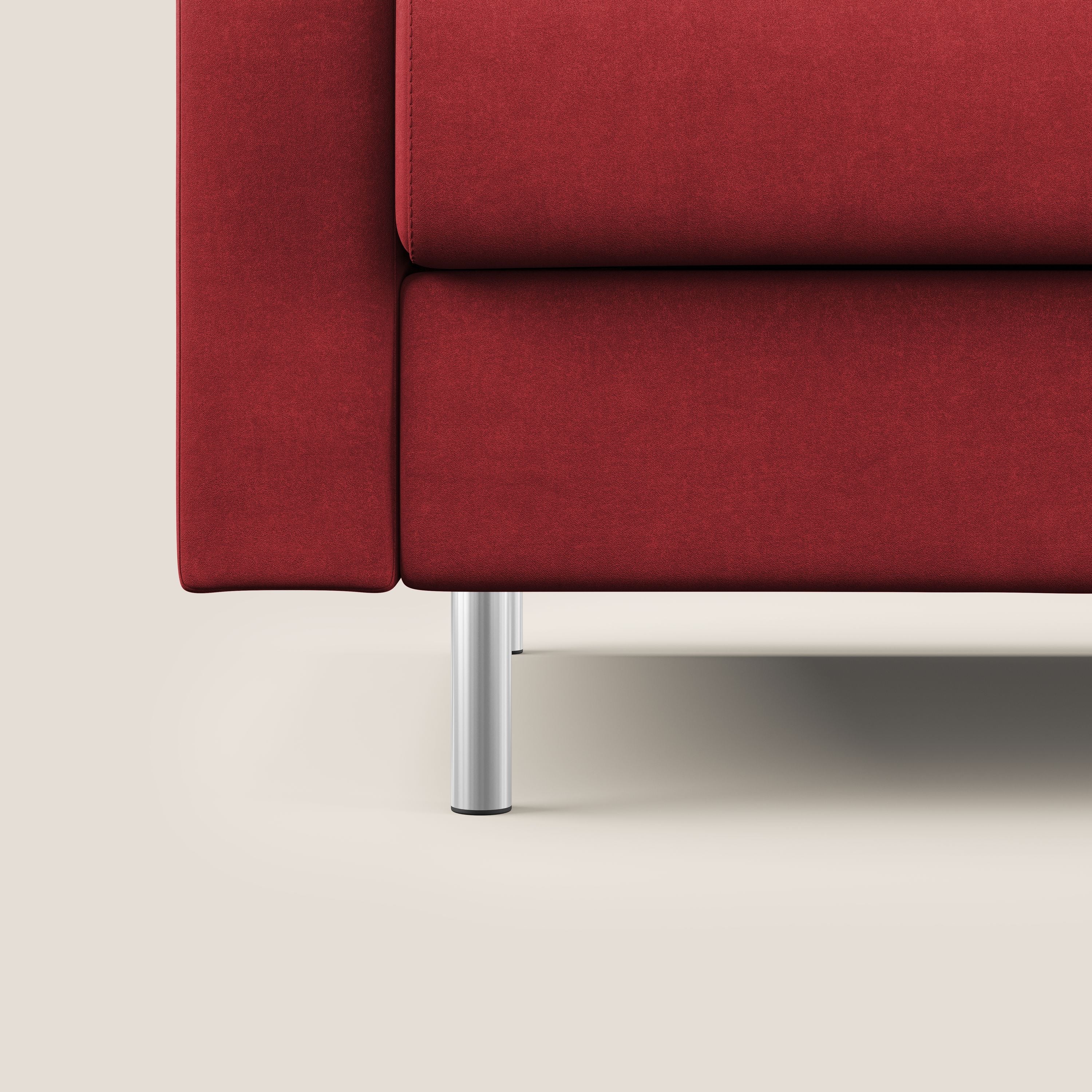 Megan canapé convertible en microfibre détachable T11 rouge - Image 8