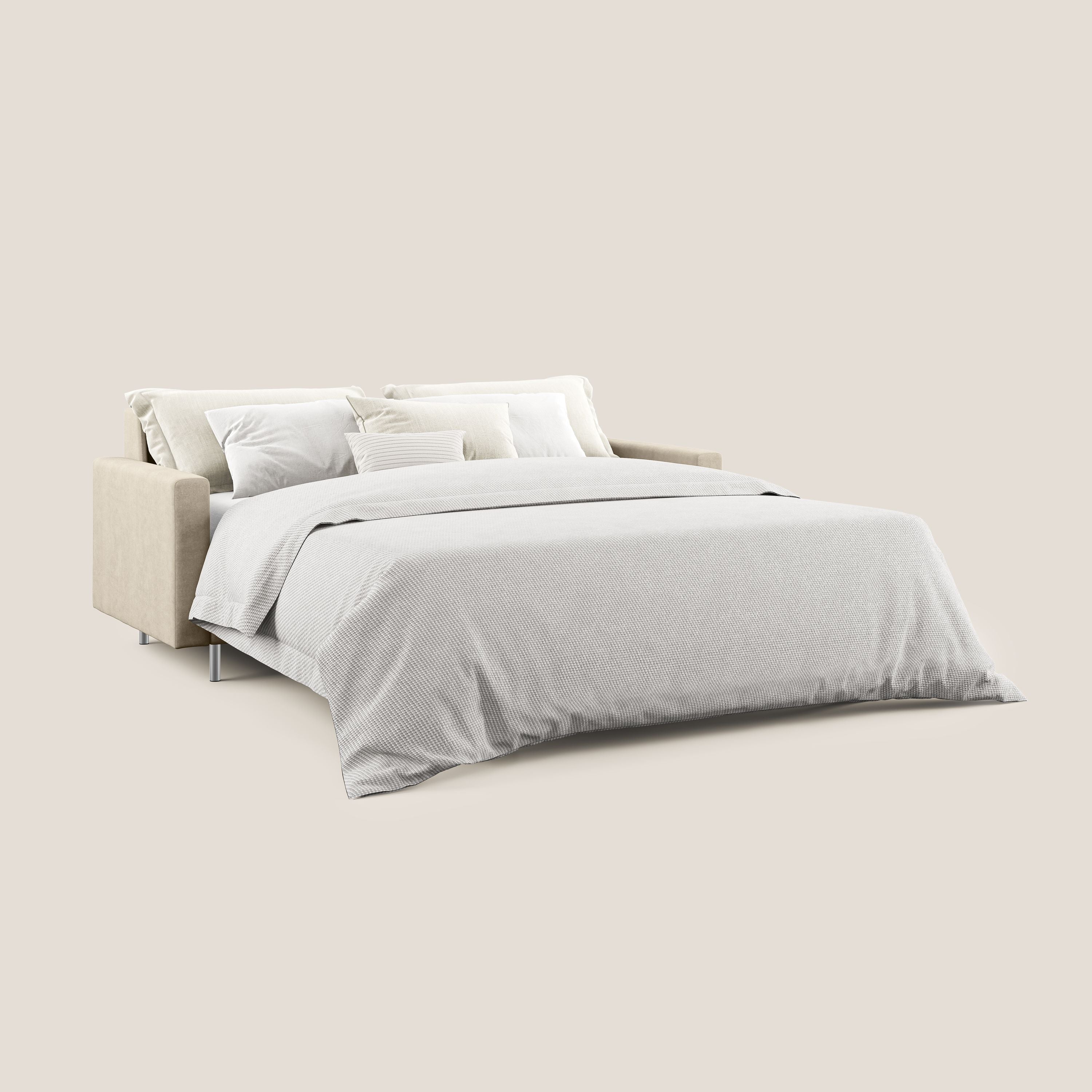 Megan canapé convertible en microfibre détachable T11 Taupe tortora - Image 2