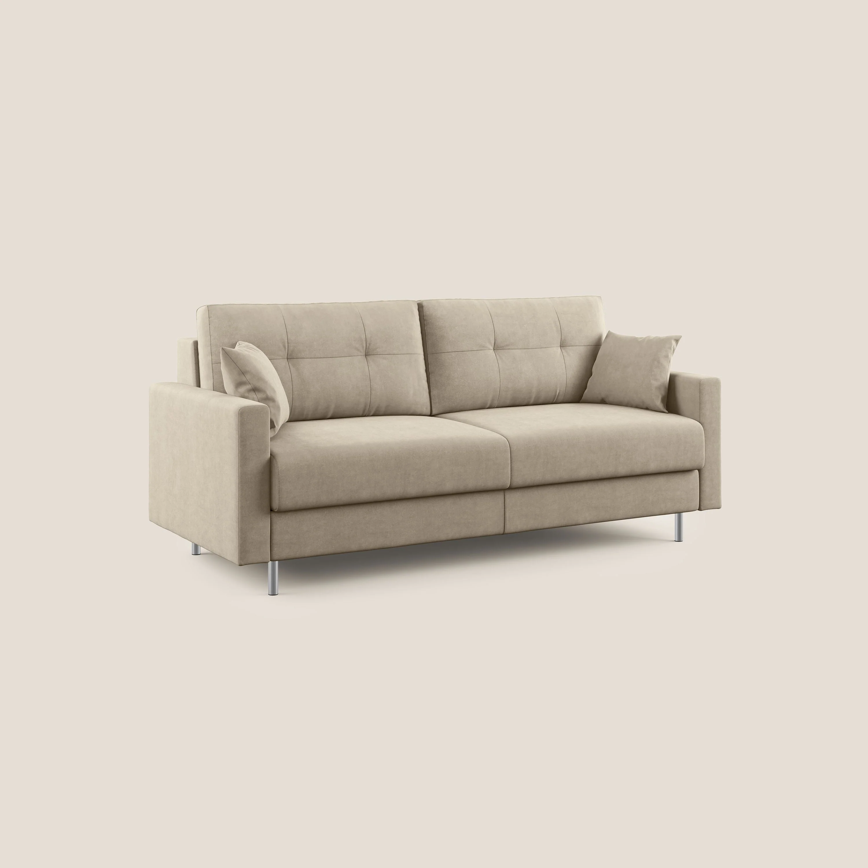Megan canapé convertible en microfibre détachable T11 Taupe tortora - Image 3