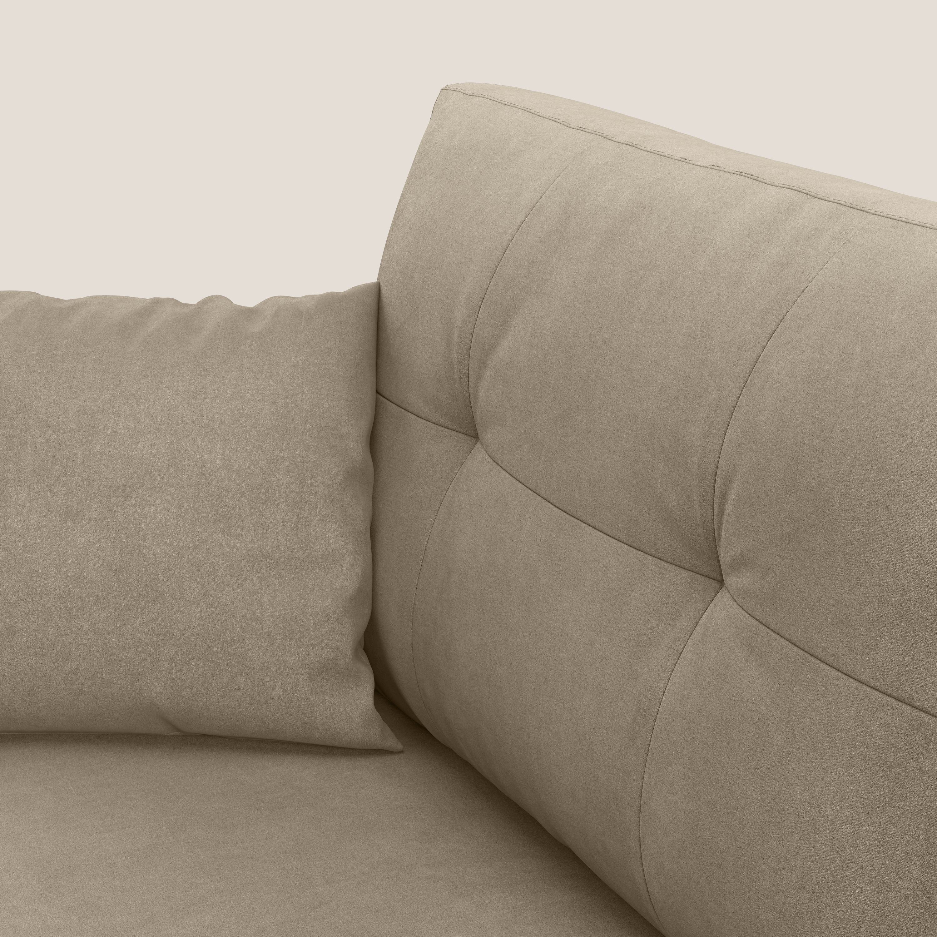 Megan canapé convertible en microfibre détachable T11 Taupe tortora - Image 7