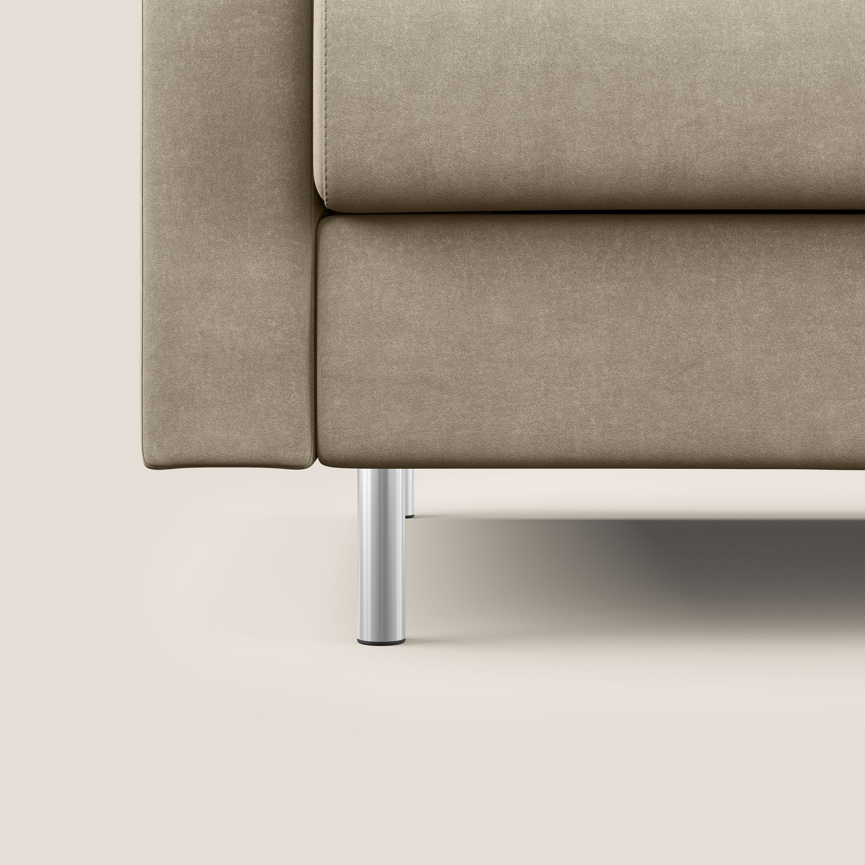 Megan canapé convertible en microfibre détachable T11 Taupe tortora - Image 8