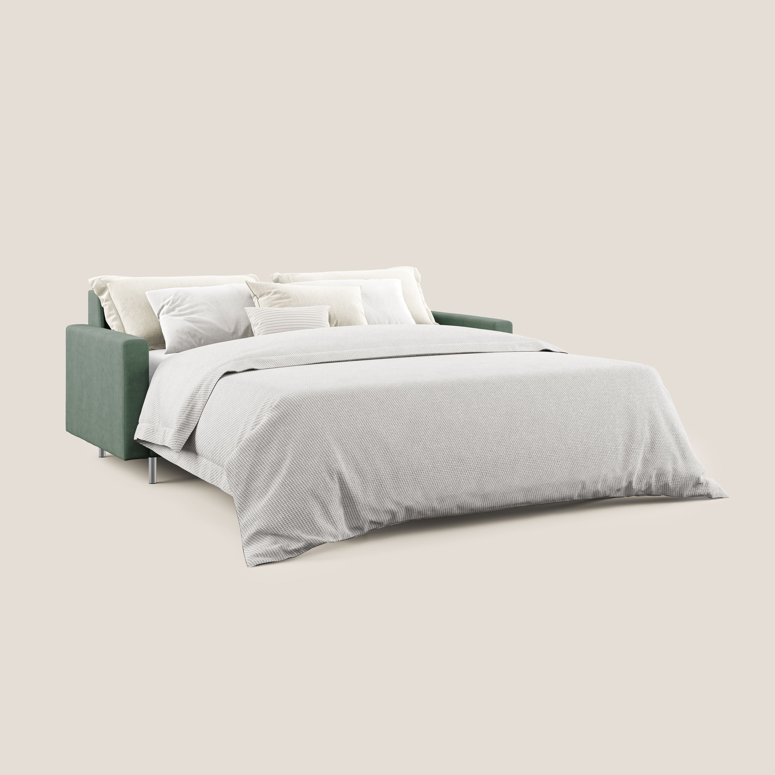 Megan canapé convertible en microfibre détachable T11 vert - Image 2