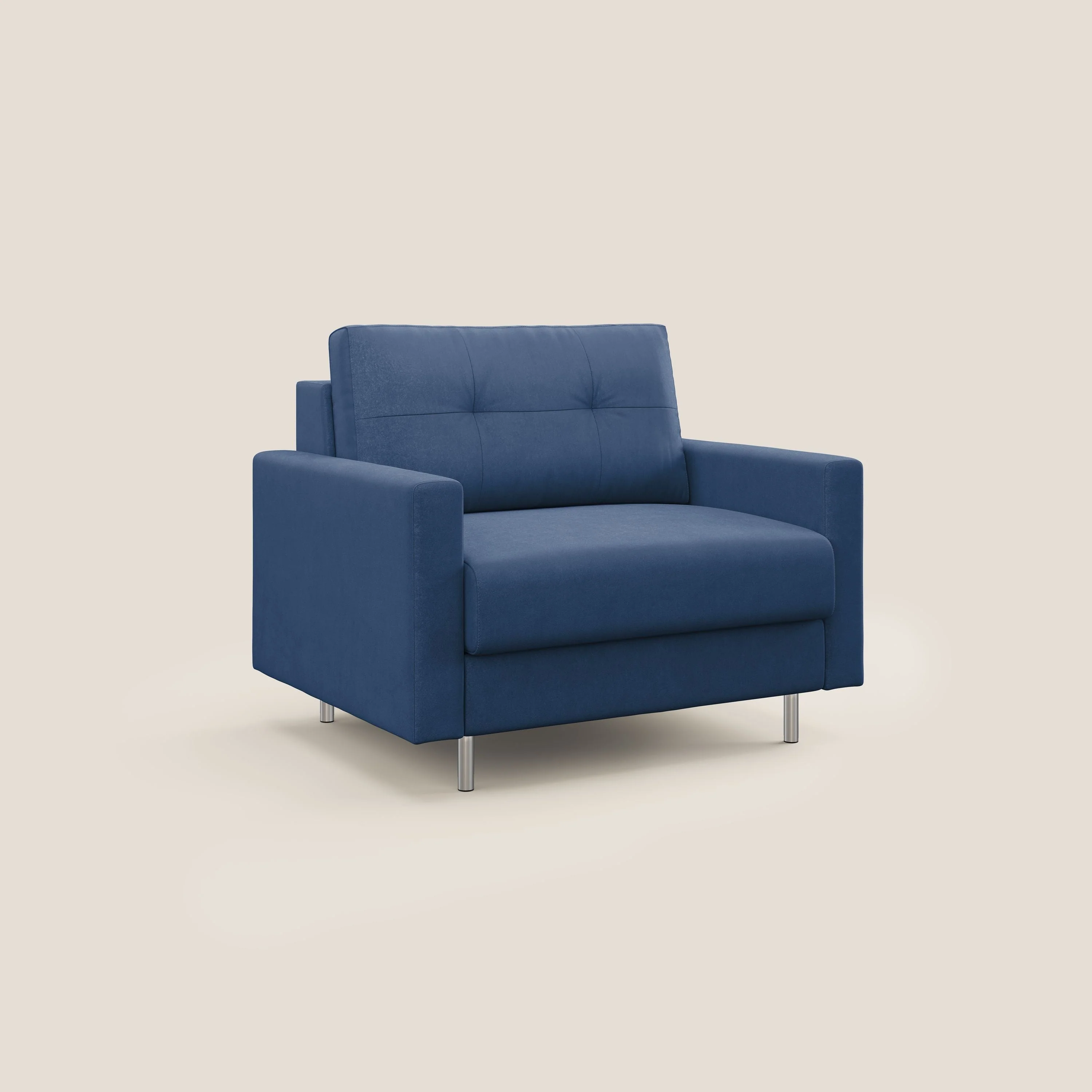 Megan fauteuil convertible en microfibre détachable T11 bleu - Image 3