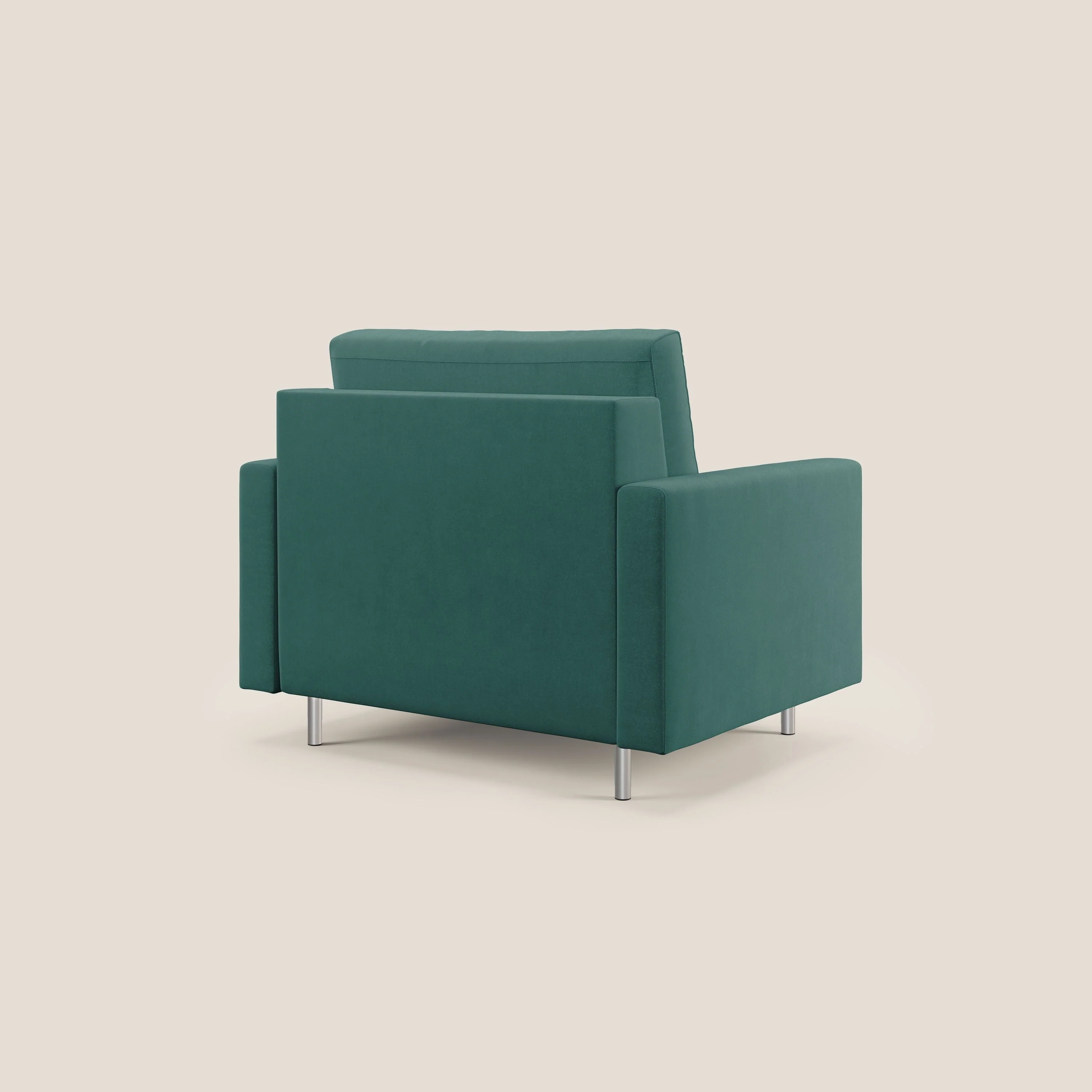 Megan fauteuil convertible en microfibre détachable T11 bleu canard - Image 4