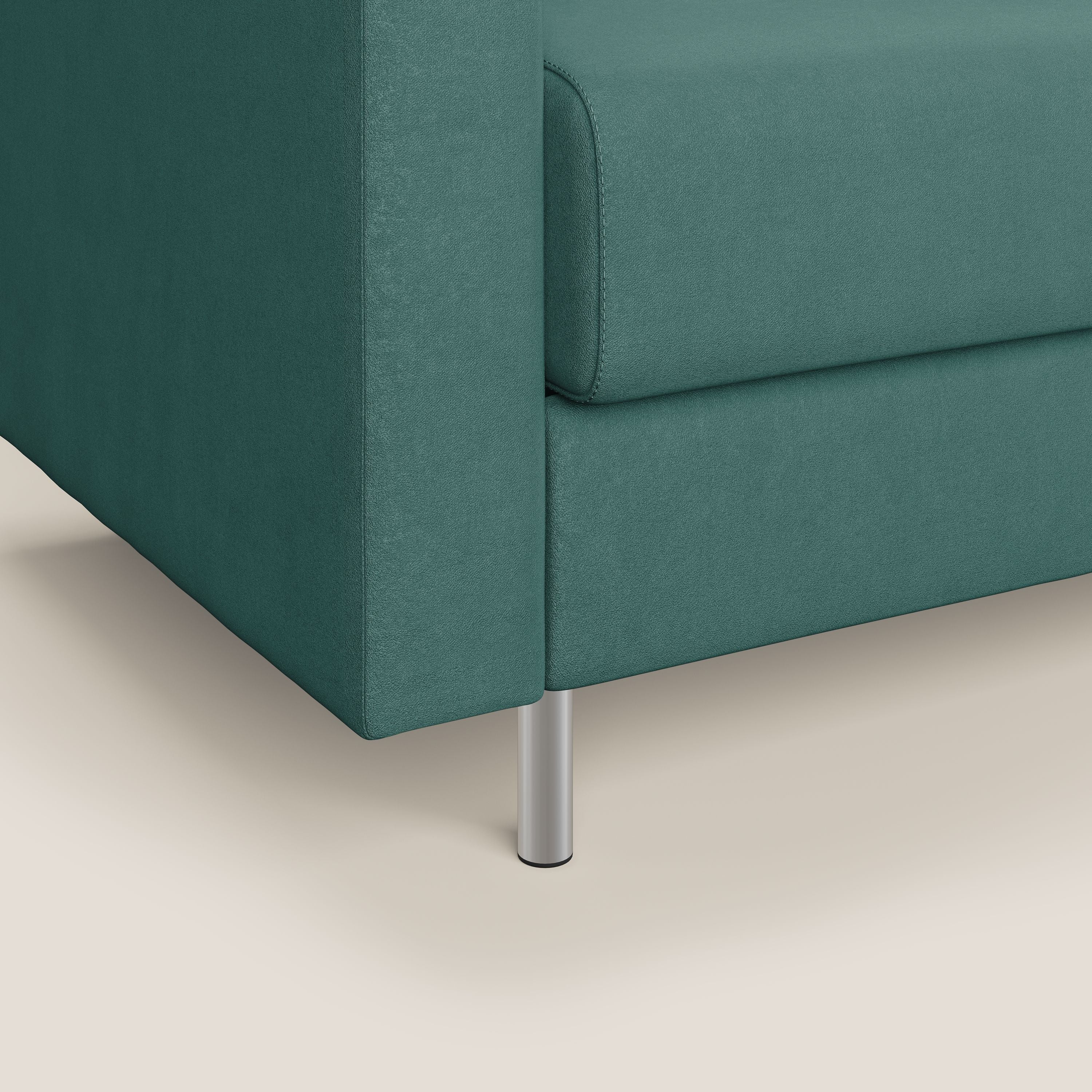 Megan fauteuil convertible en microfibre détachable T11 bleu canard - Image 5