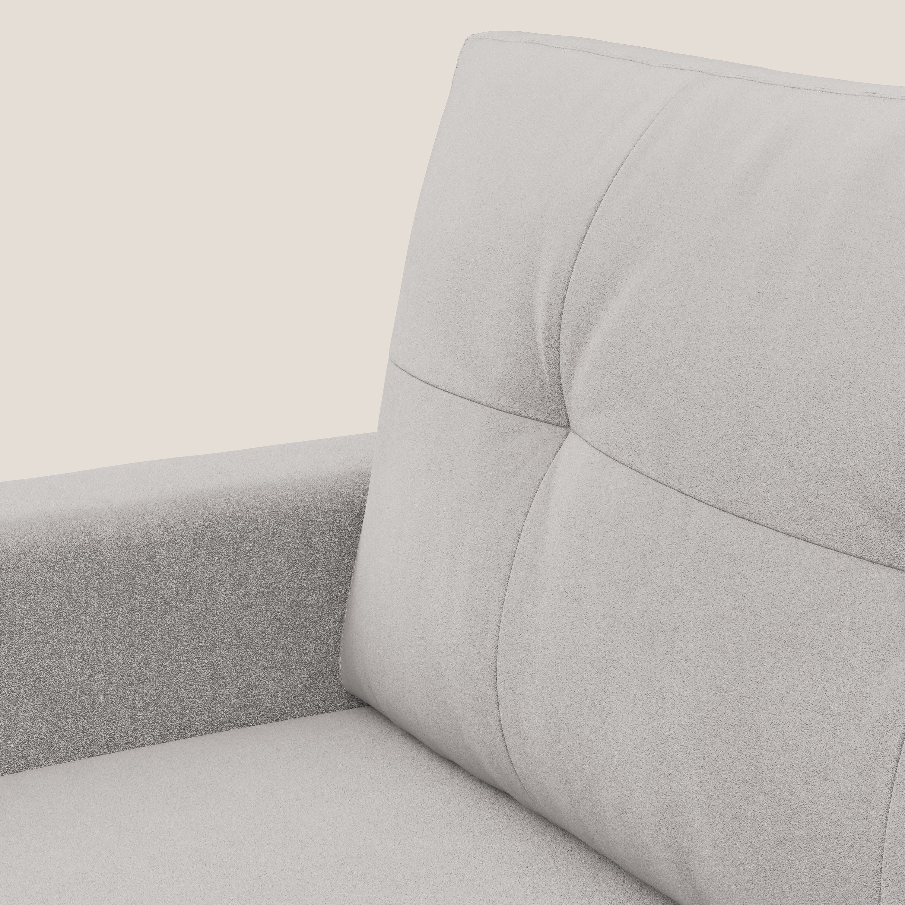 Megan fauteuil convertible en microfibre détachable T11 gris clair - Image 7