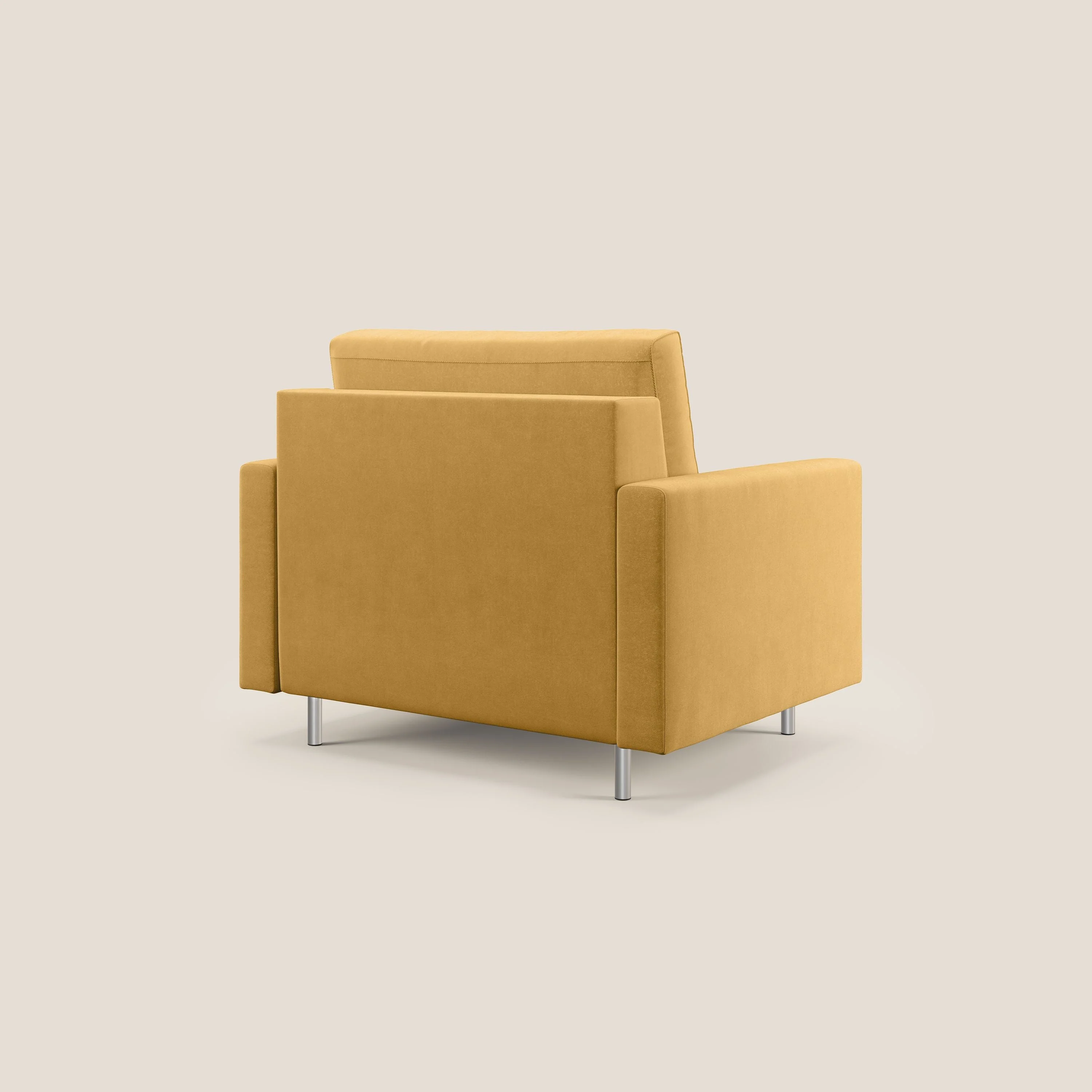 Megan fauteuil convertible en microfibre détachable T11 jaune - Image 4