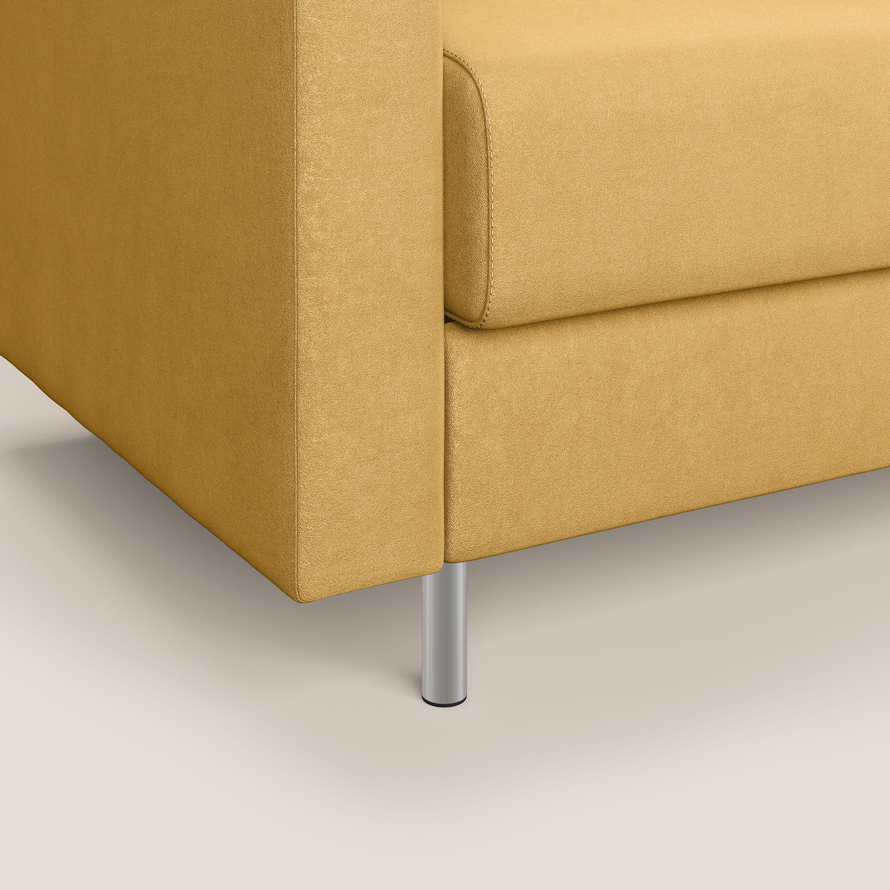 Megan fauteuil convertible en microfibre détachable T11 jaune - Image 5