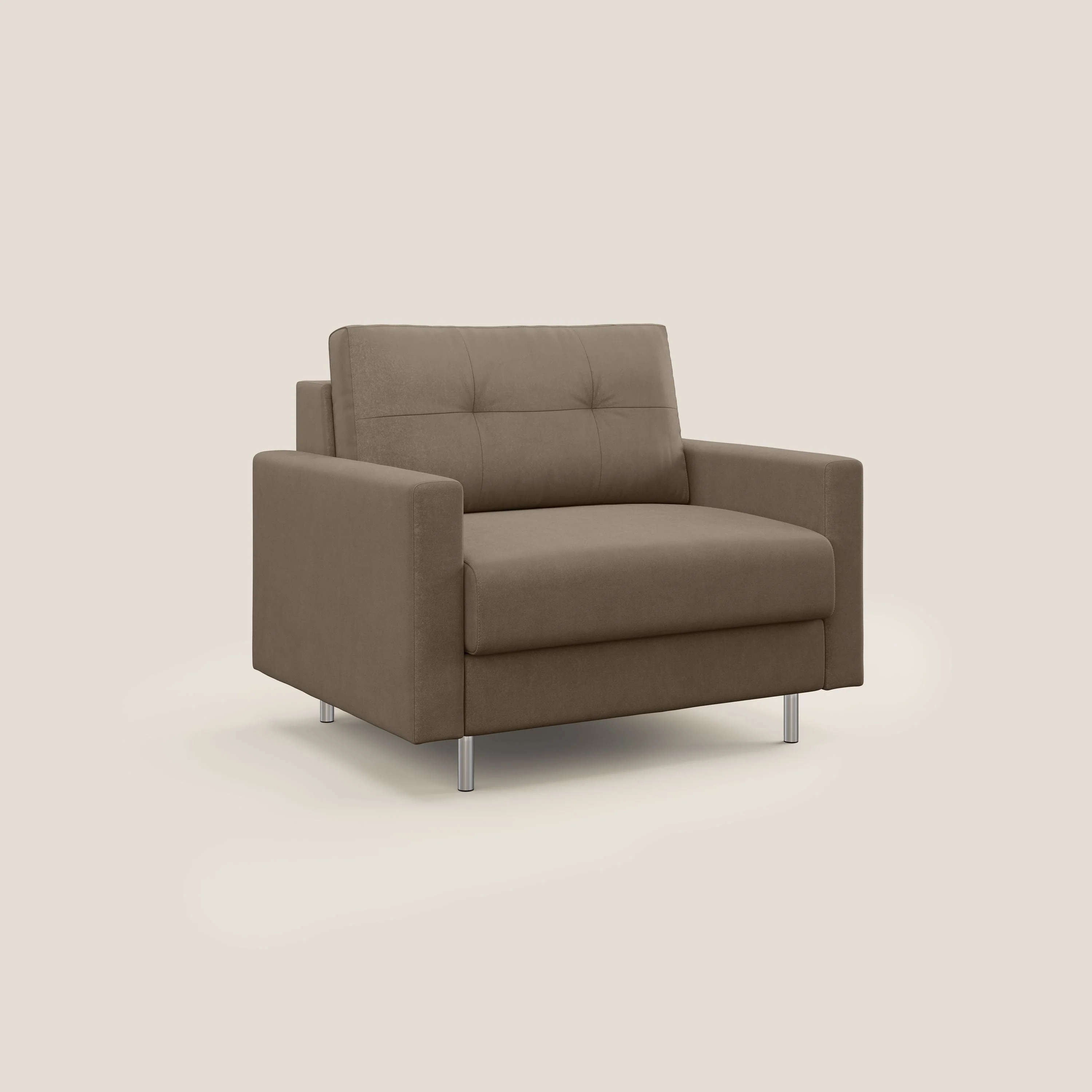 Megan fauteuil convertible en microfibre détachable T11 marron - Image 3