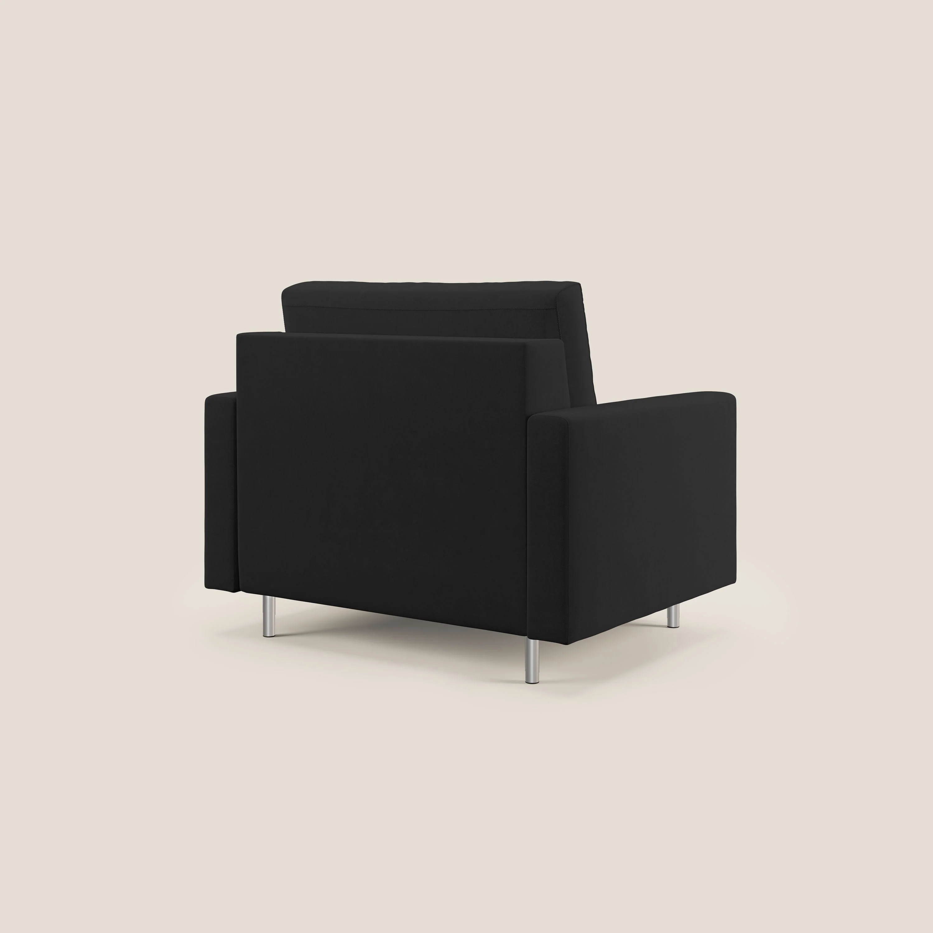 Megan fauteuil convertible en microfibre détachable T11 noir - Image 4