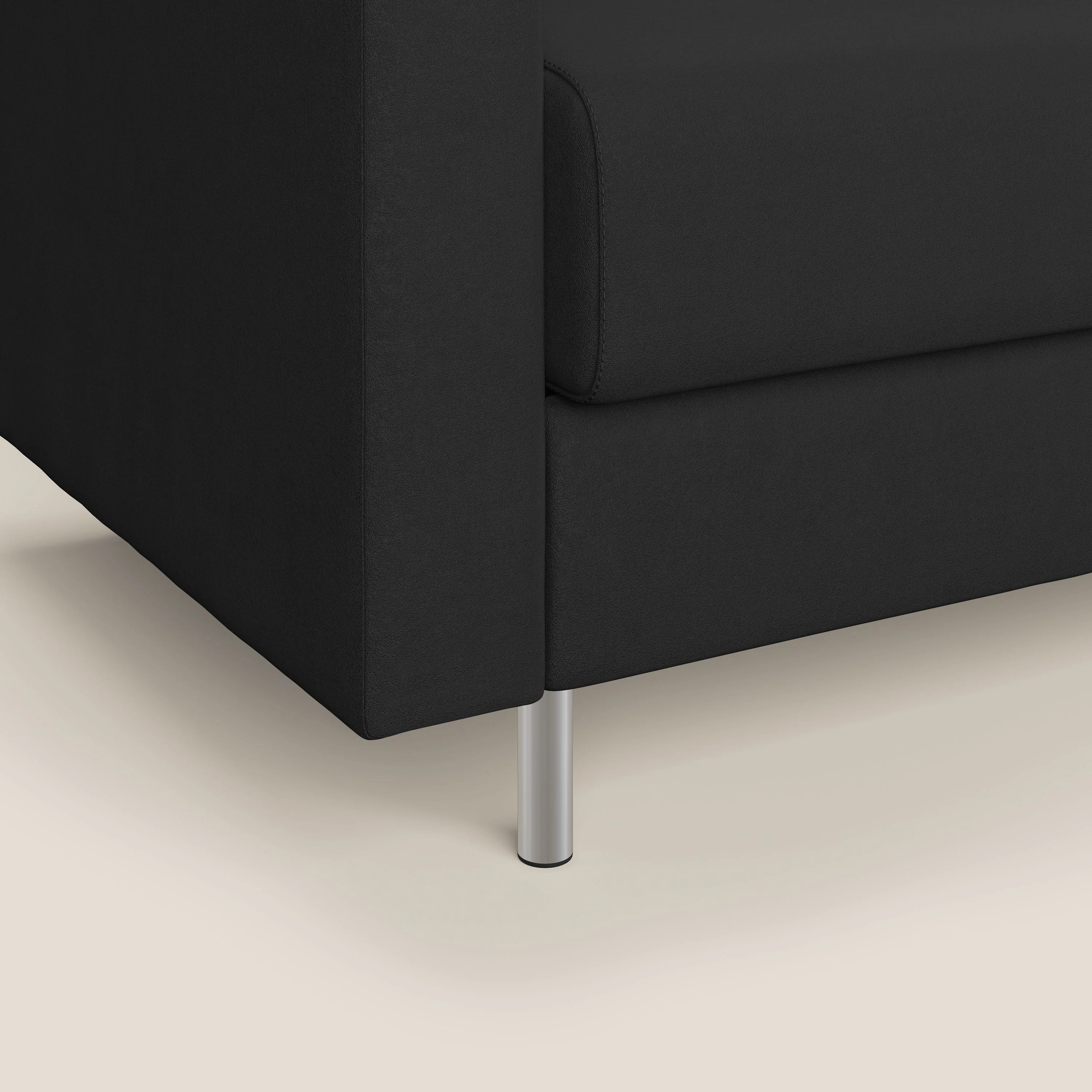 Megan fauteuil convertible en microfibre détachable T11 noir - Image 5