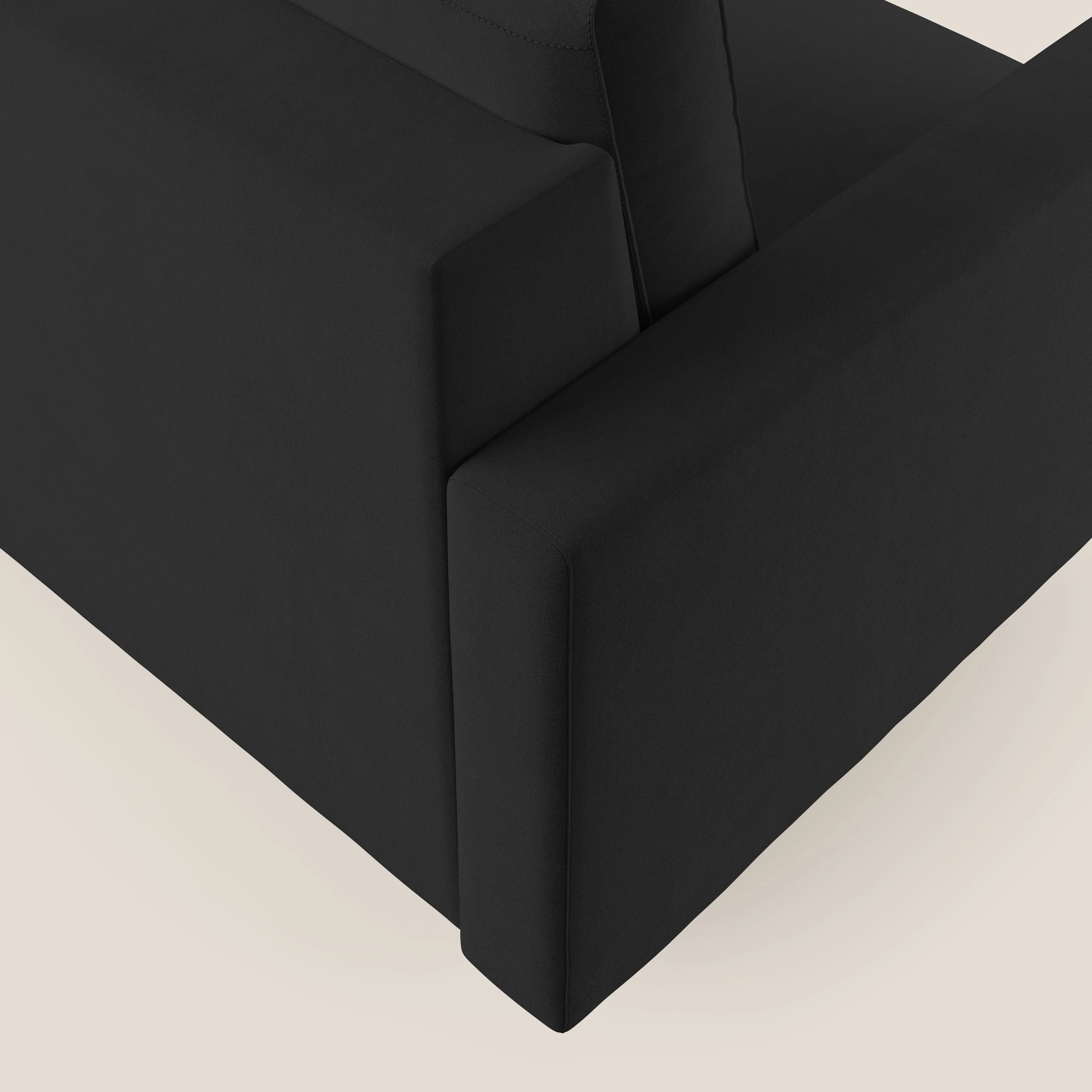 Megan fauteuil convertible en microfibre détachable T11 noir - Image 6
