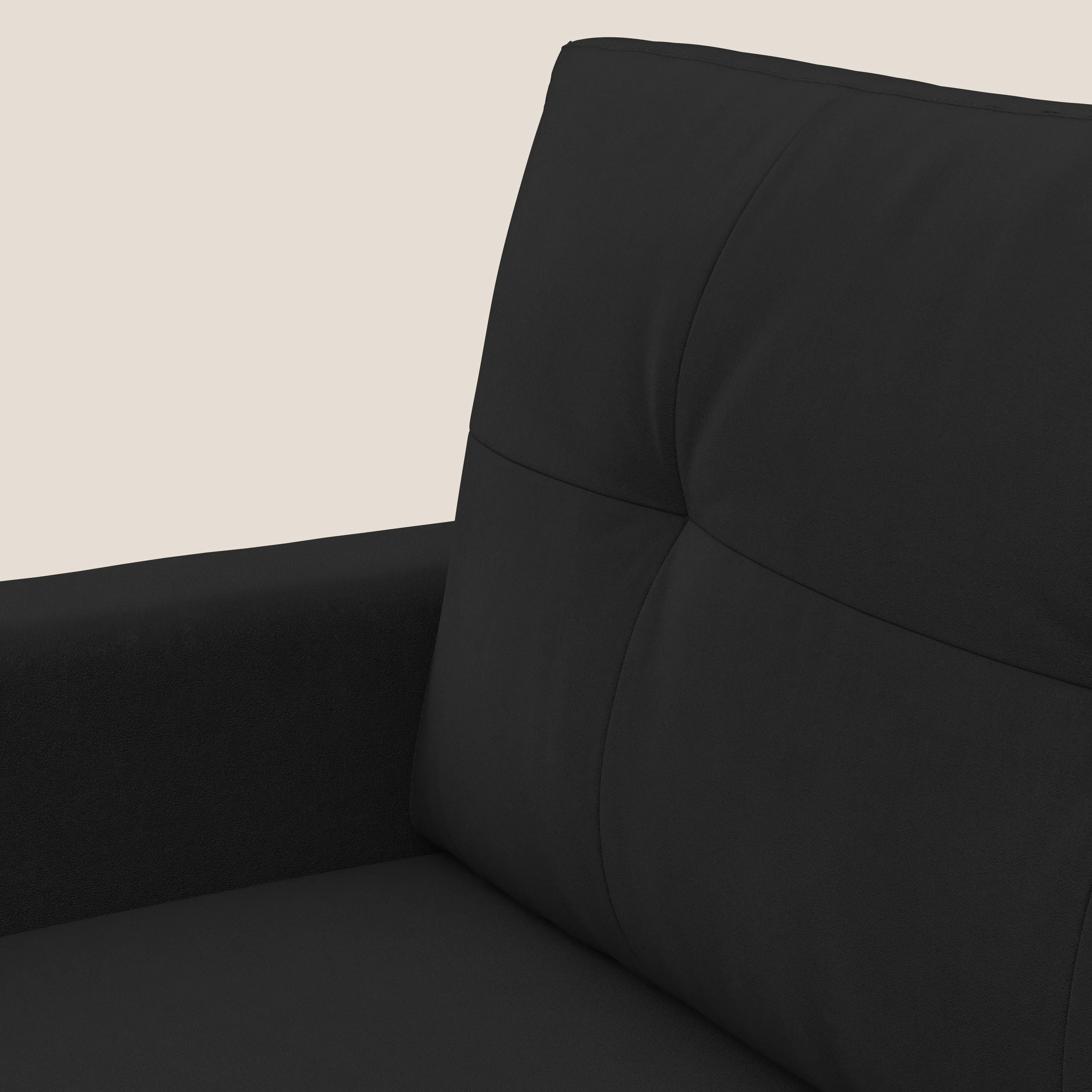 Megan fauteuil convertible en microfibre détachable T11 noir - Image 7