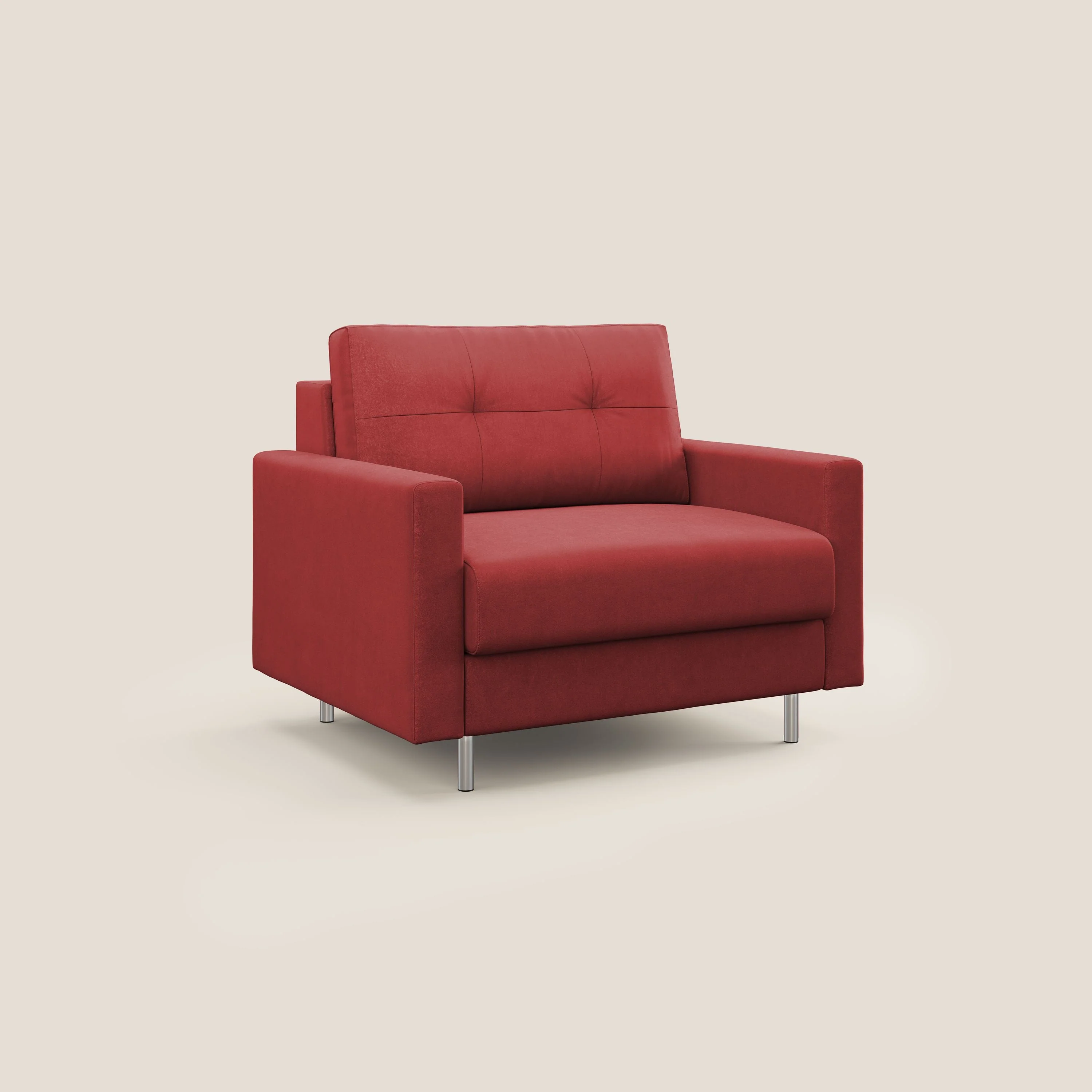 Megan fauteuil convertible en microfibre détachable T11 rouge - Image 4