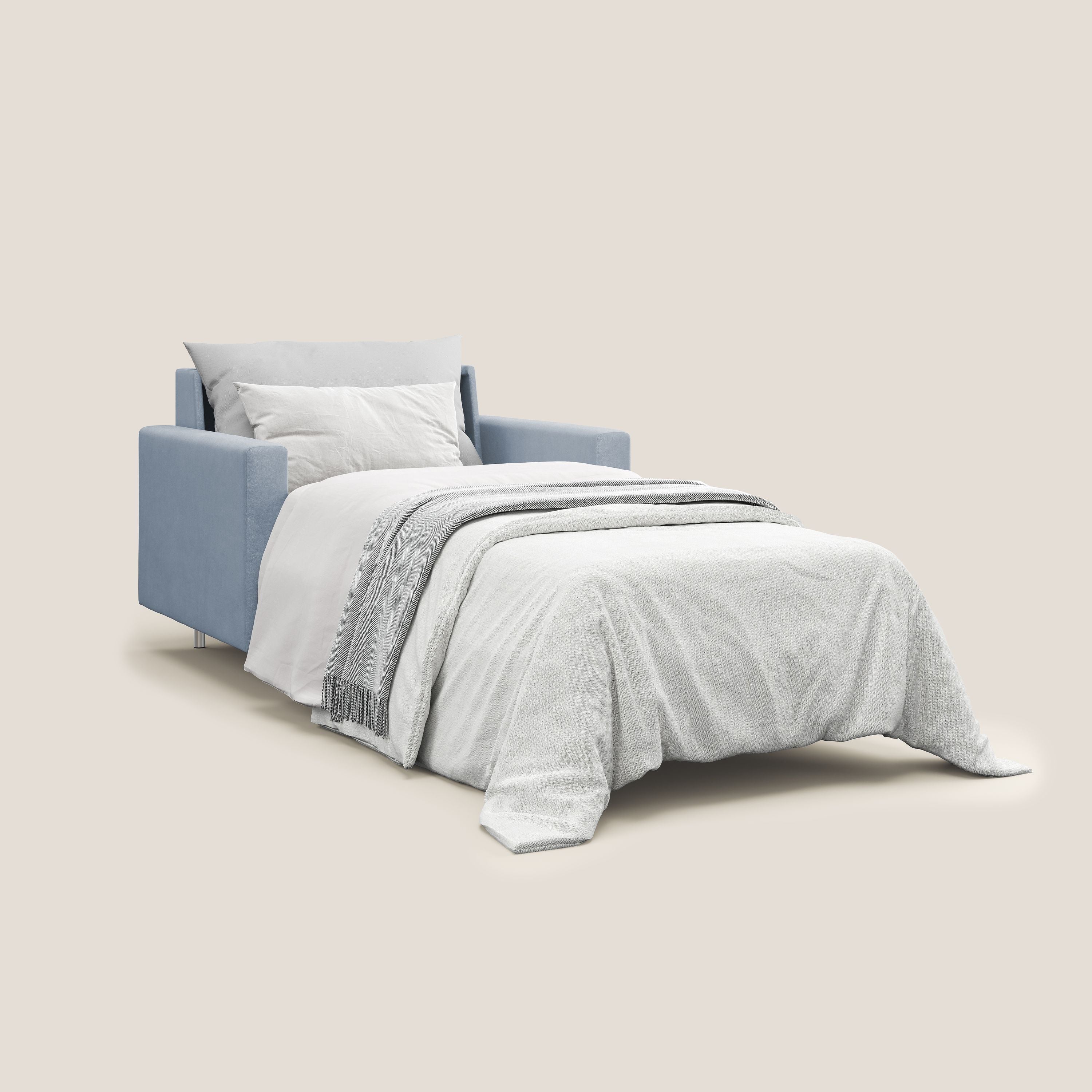 Megan fauteuil convertible en microfibre détachable T11 sucre glace - Image 2