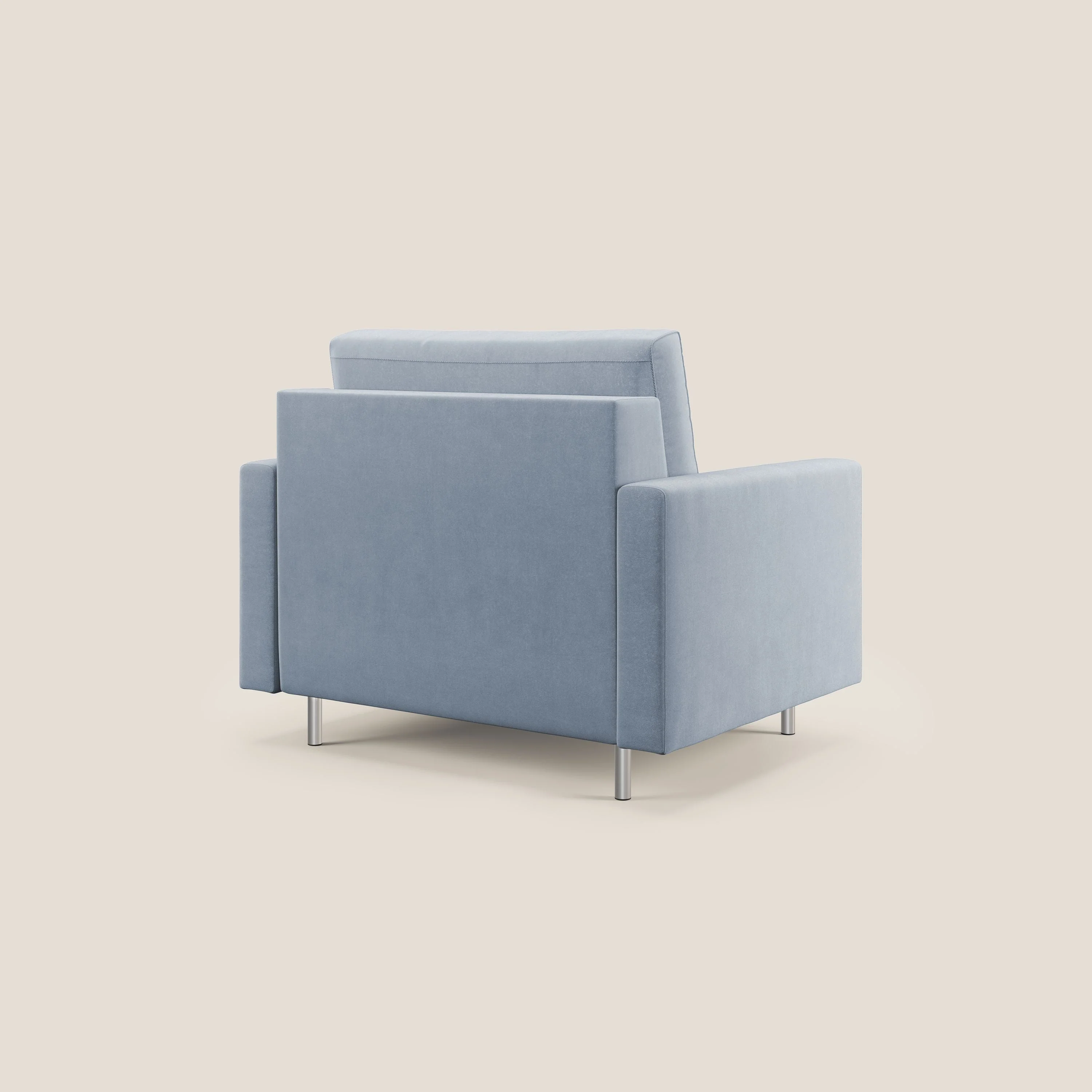 Megan fauteuil convertible en microfibre détachable T11 sucre glace - Image 4