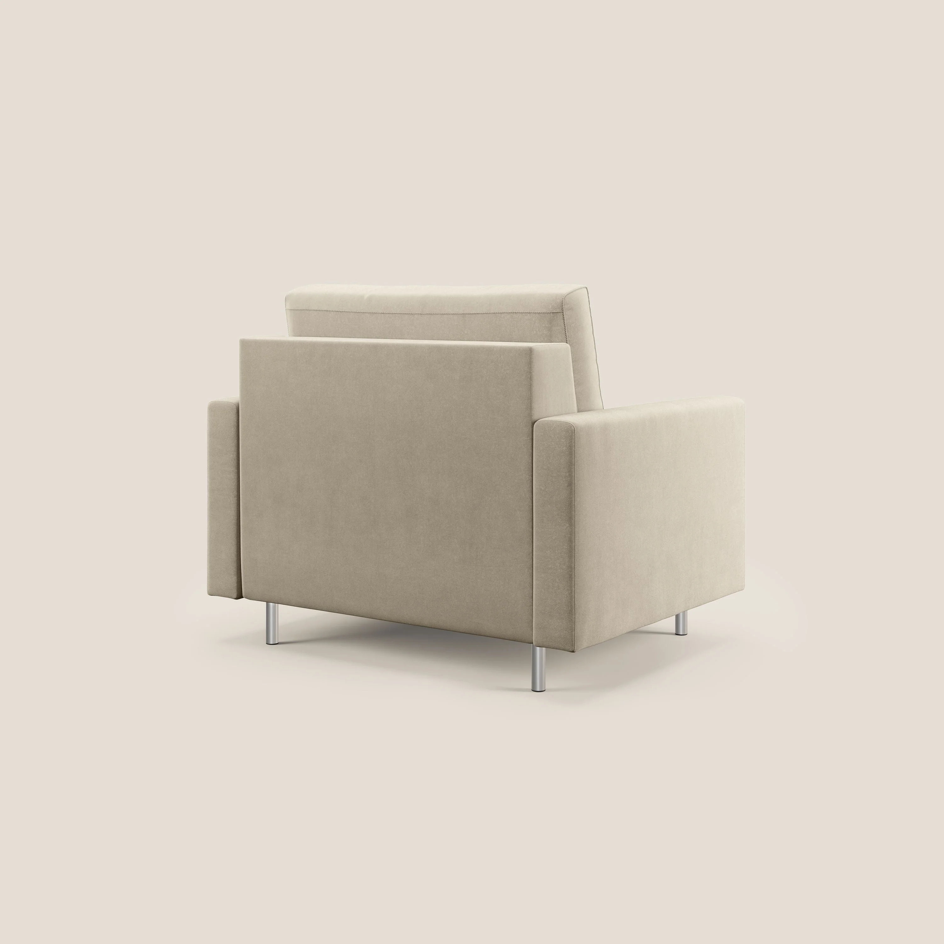 Megan fauteuil convertible en microfibre détachable T11 Taupe tortora - Image 4