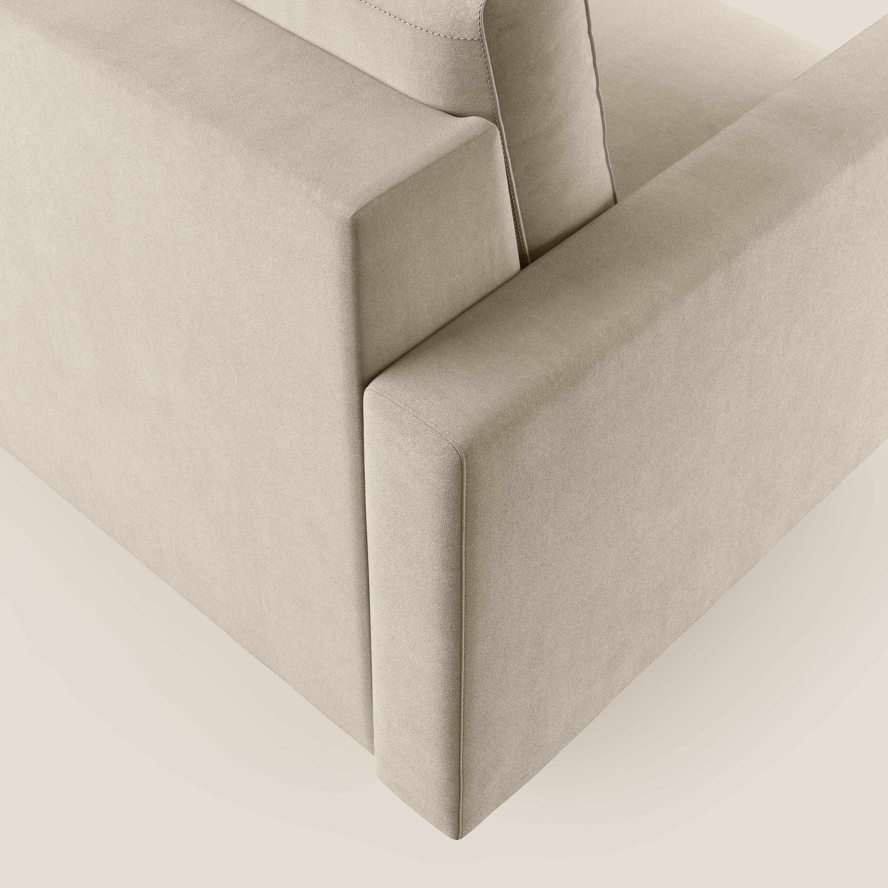 Megan fauteuil convertible en microfibre détachable T11 Taupe tortora - Image 6