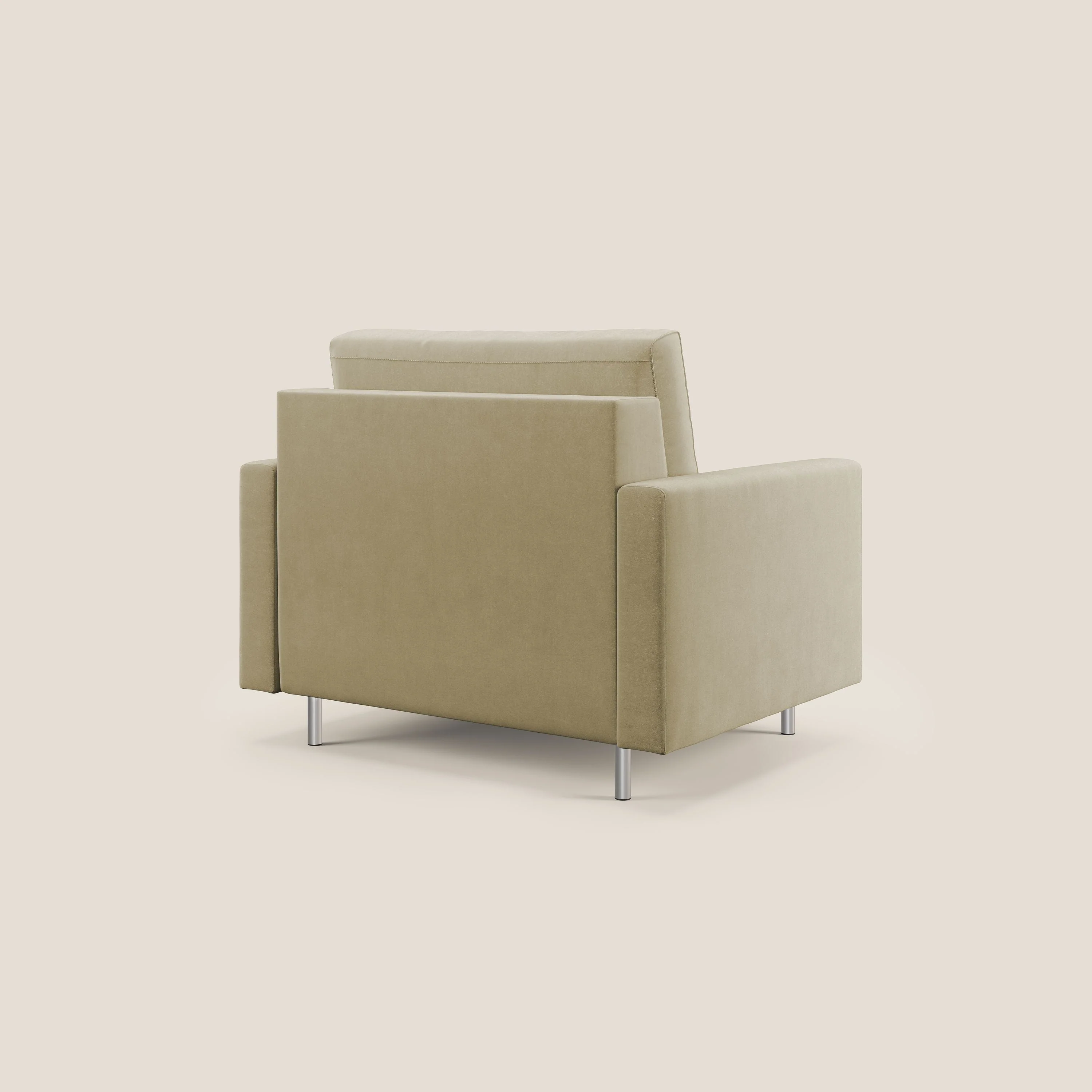 Megan fauteuil-lit en microfibre détachable T11 beige - Image 4