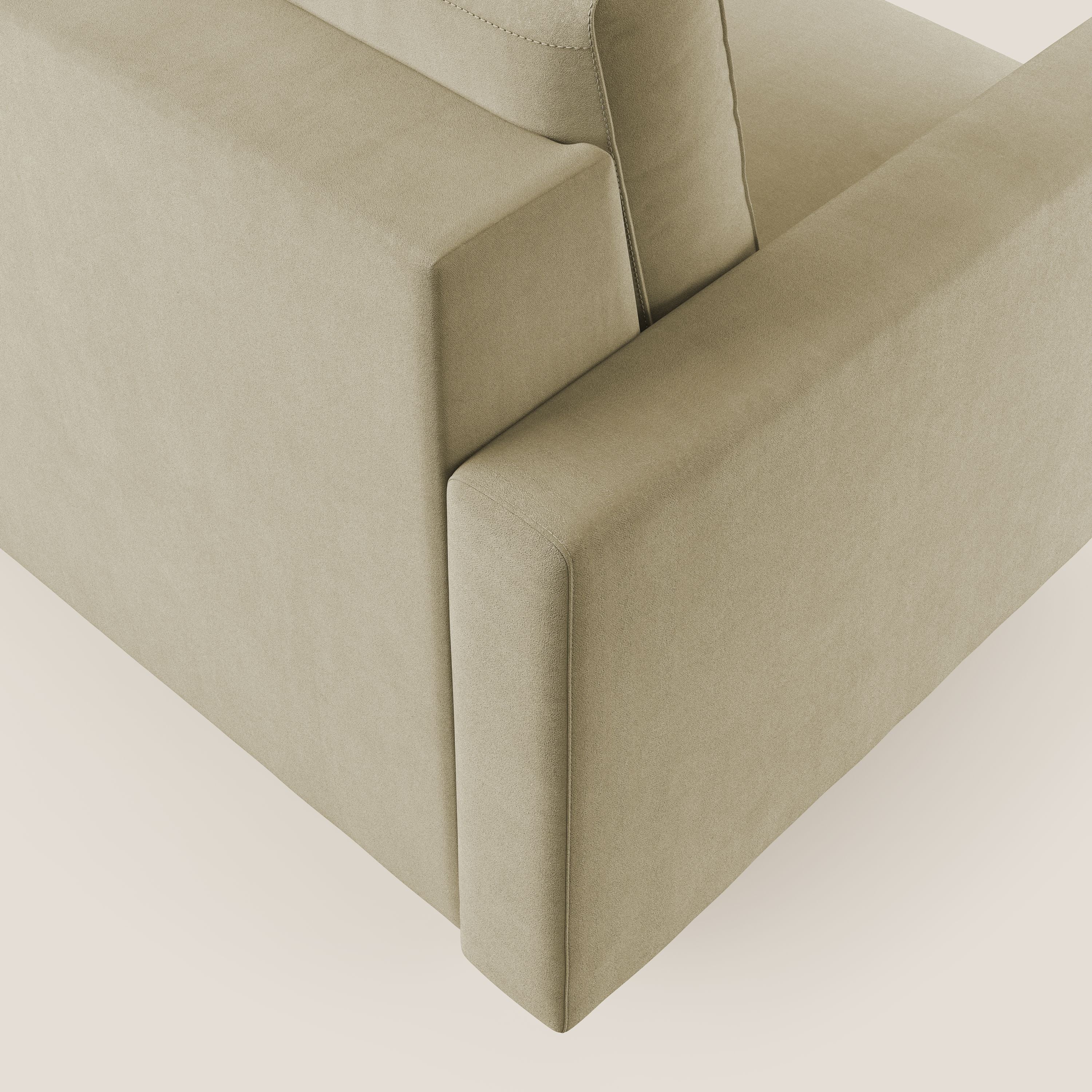 Megan fauteuil-lit en microfibre détachable T11 beige - Image 6