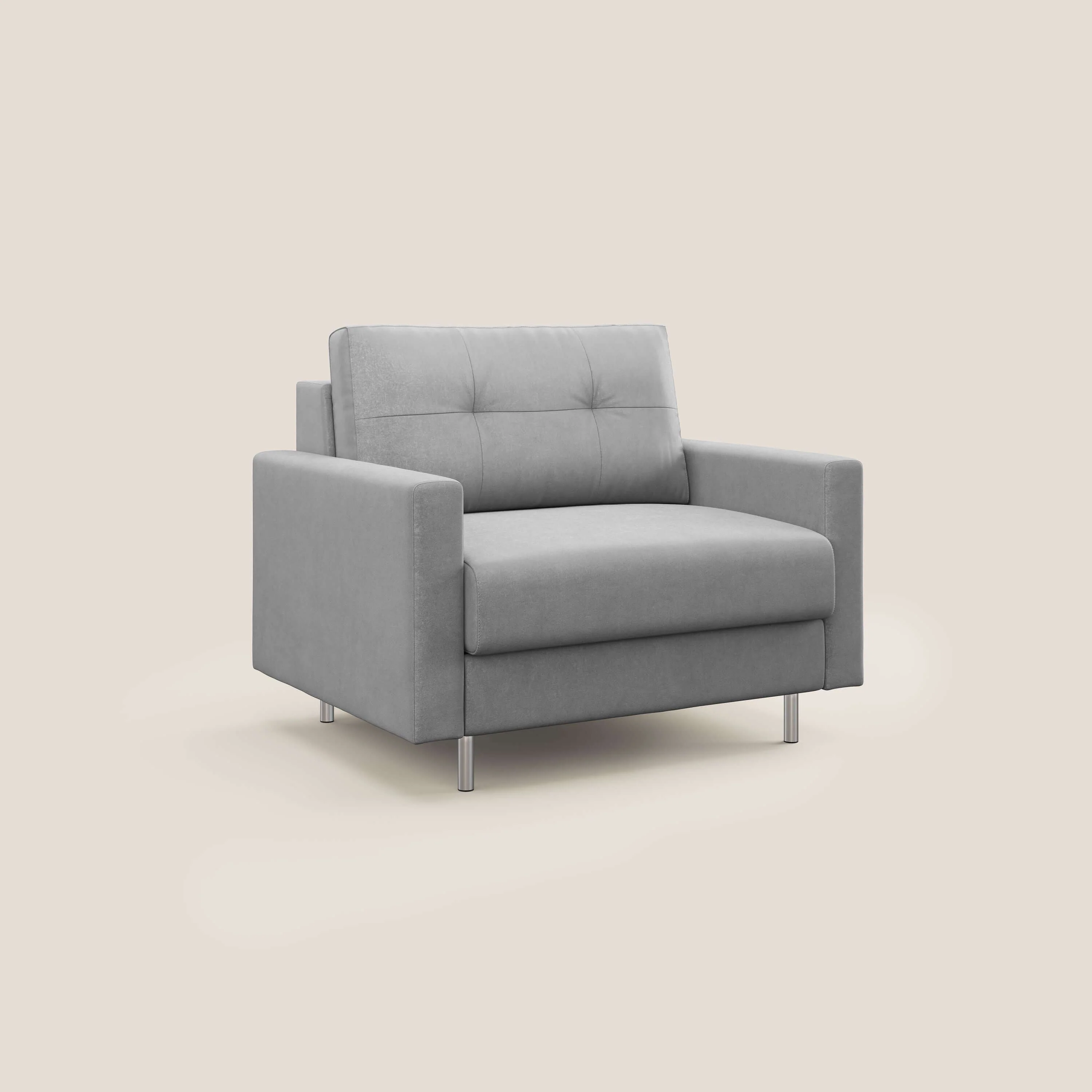 Megan fauteuil convertible en microfibre détachable T11 gris - Image 3