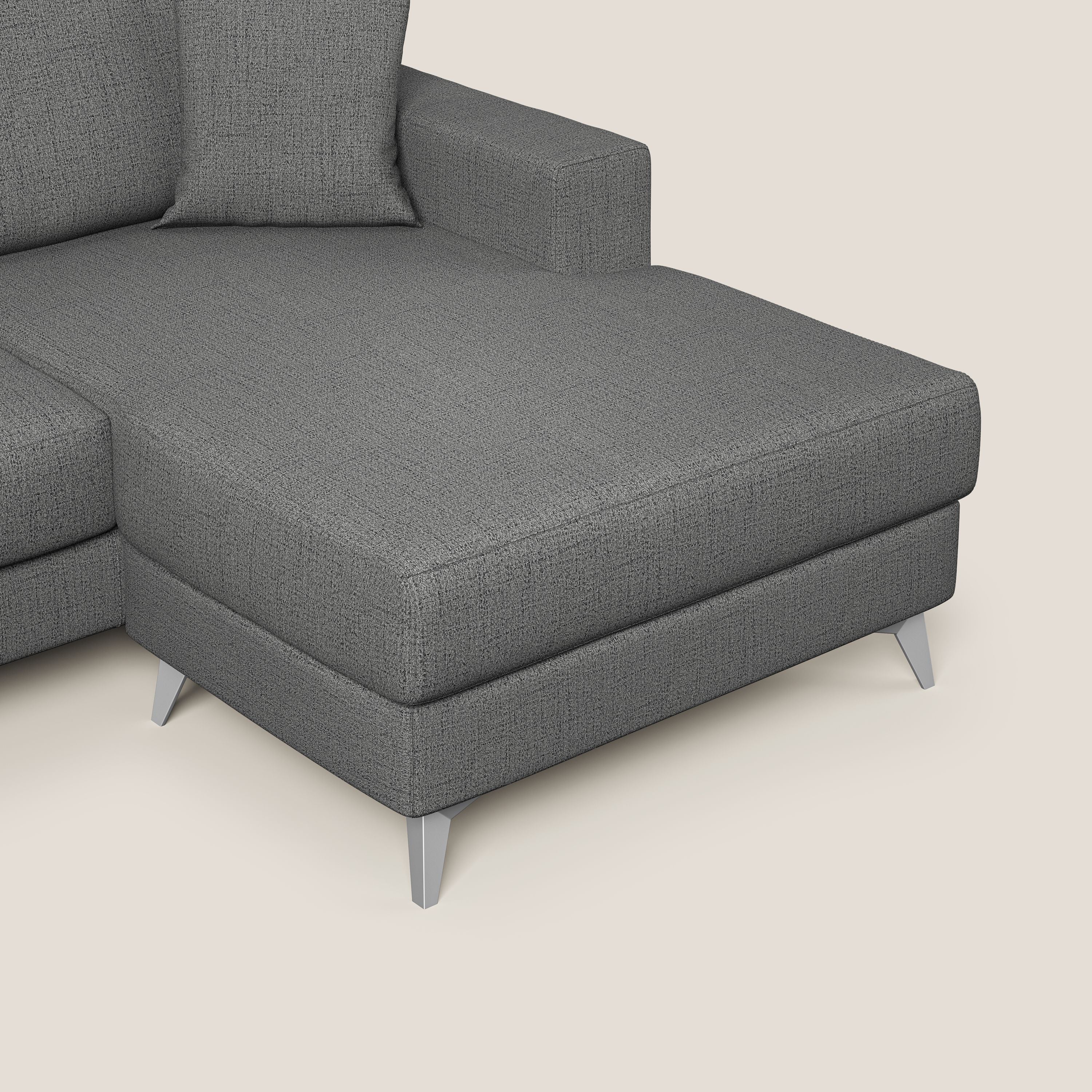 Michael Canapé d'angle REVERSIBLE en tissu imperméable T03 gris - Image 8