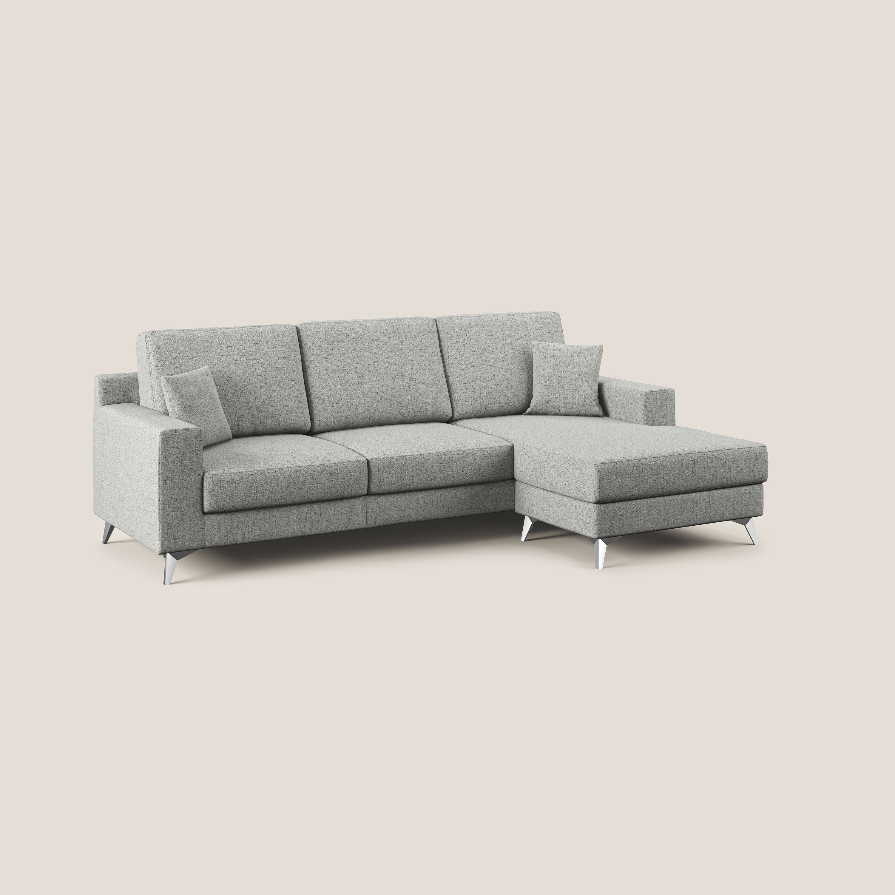 Michael Canapé d'angle REVERSIBLE en tissu imperméable T03 gris clair - Image 2