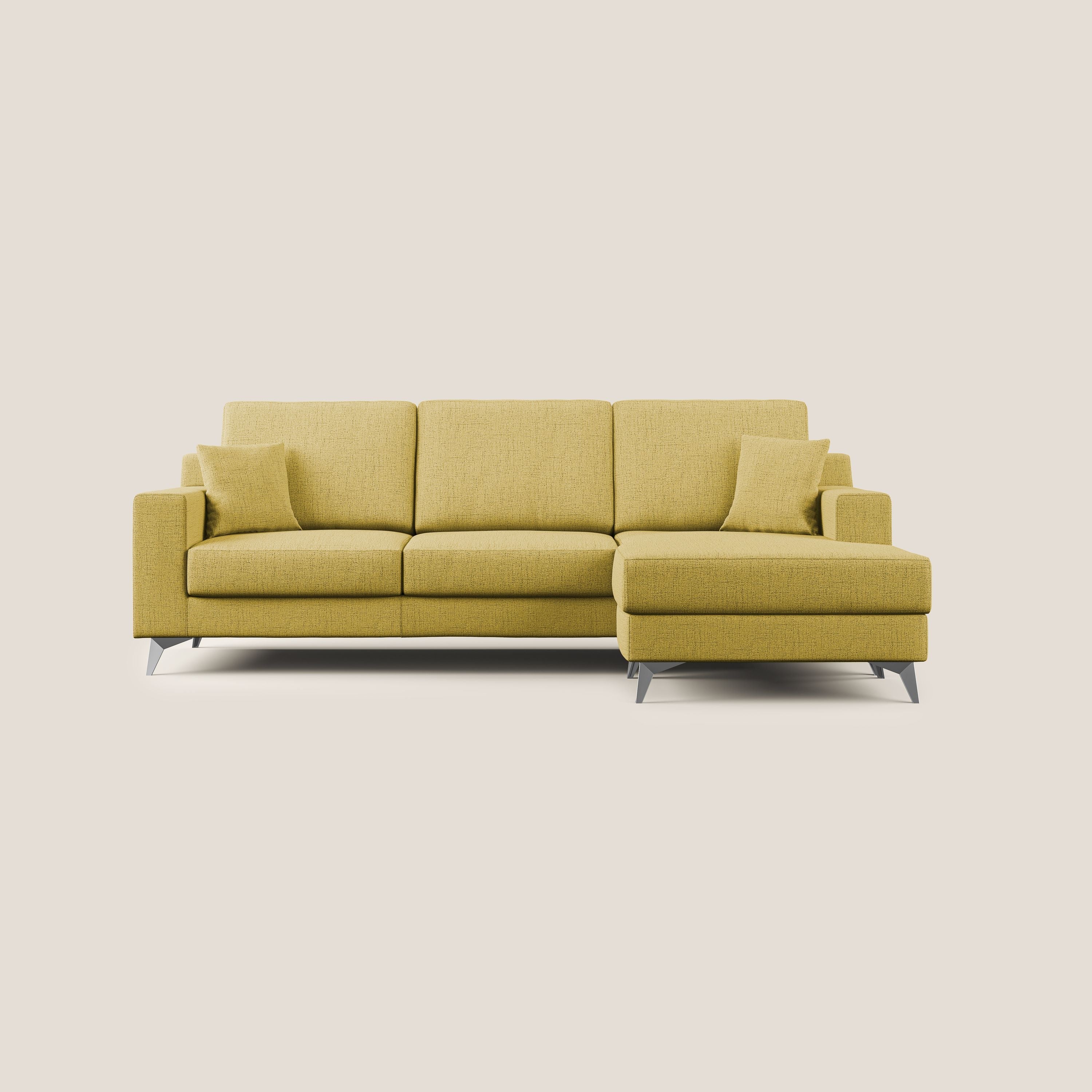 Michael Canapé d'angle REVERSIBLE en tissu imperméable T03 jaune
