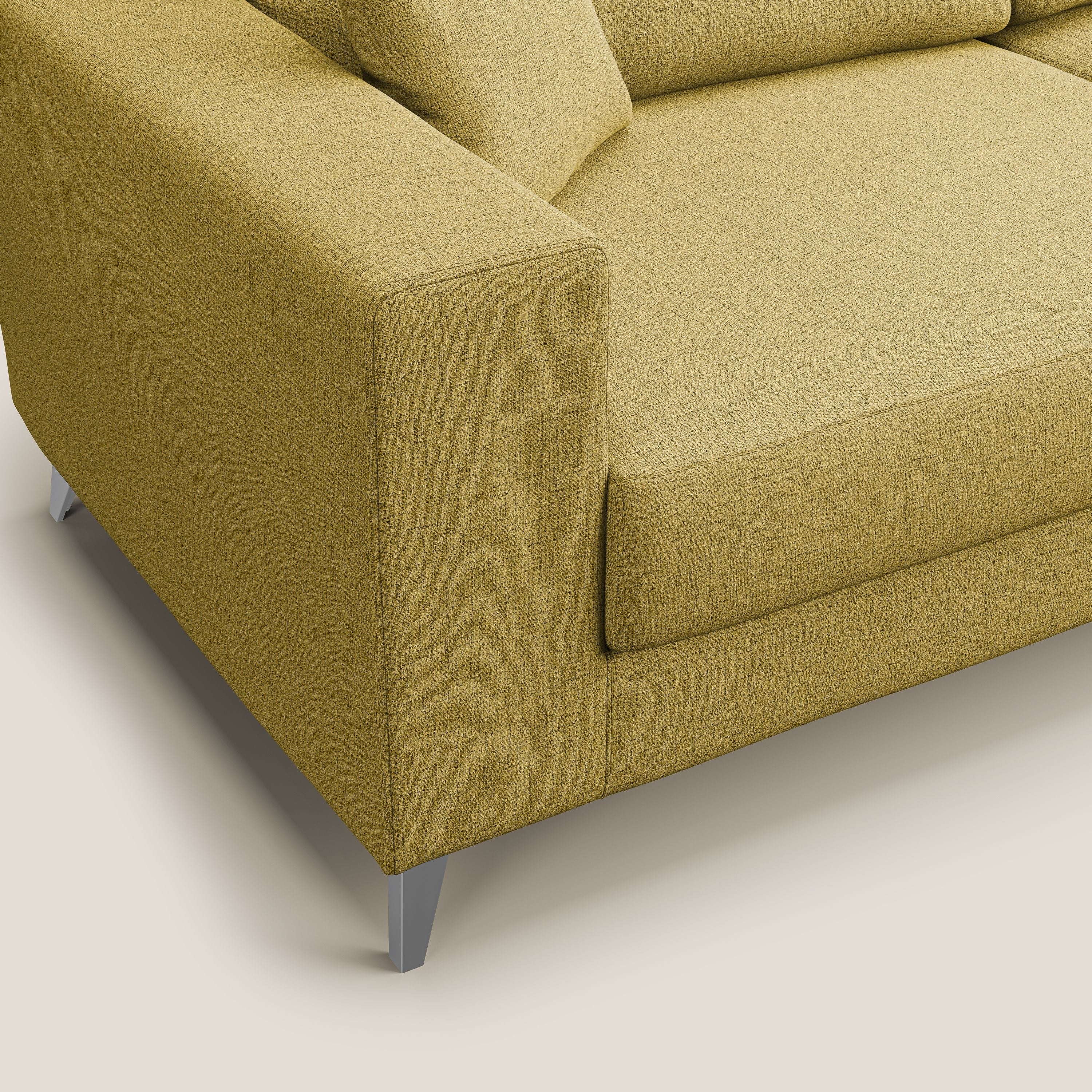 Michael Canapé d'angle REVERSIBLE en tissu imperméable T03 jaune - Image 5