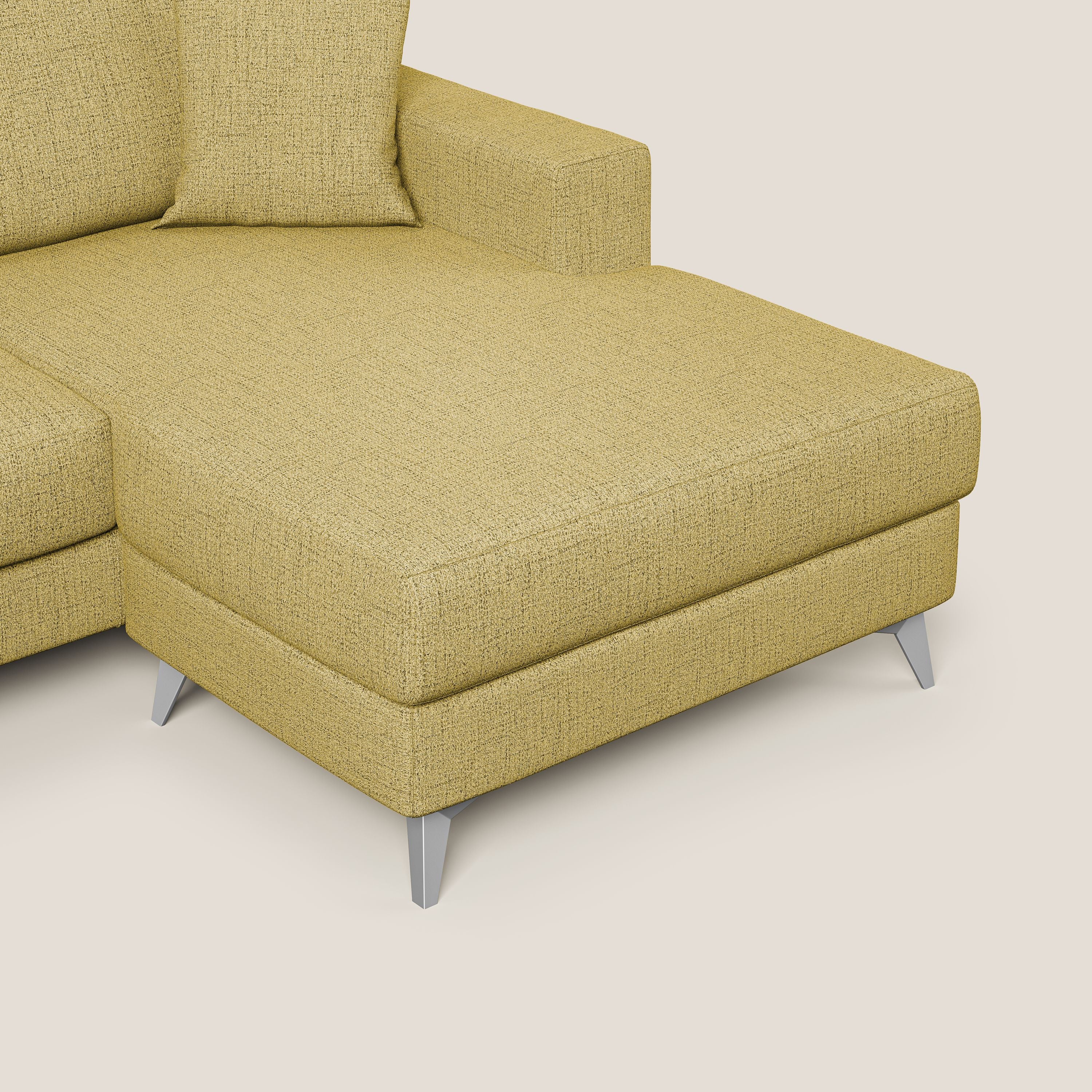 Michael Canapé d'angle REVERSIBLE en tissu imperméable T03 jaune - Image 7