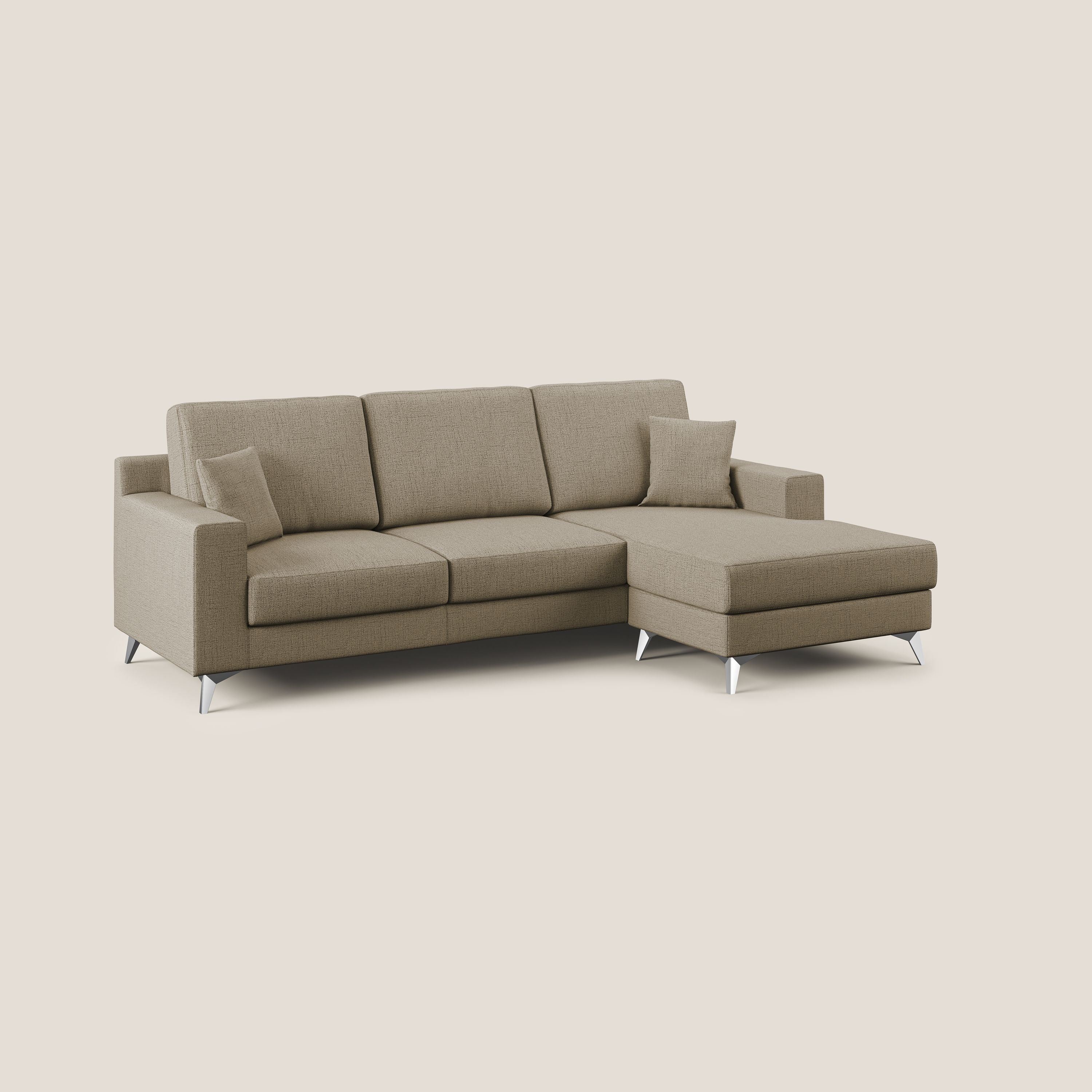 Michael Canapé d'angle REVERSIBLE en tissu imperméable T03 marron - Image 2