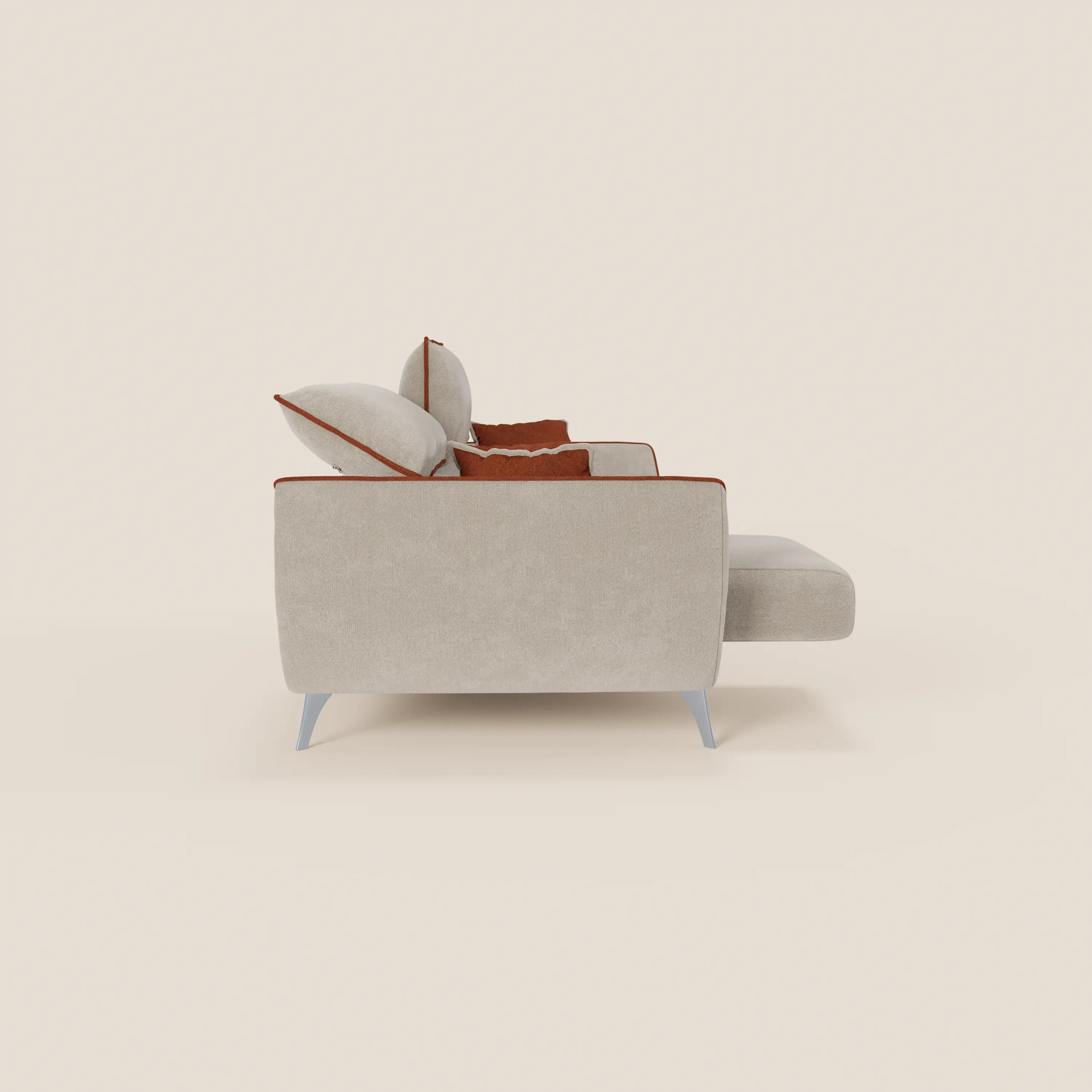 Michelangelo Canapé 2 et 3 places avec assises coulissantes et têtières réglables - Bicolore en tissu détachable T23 - Image 22