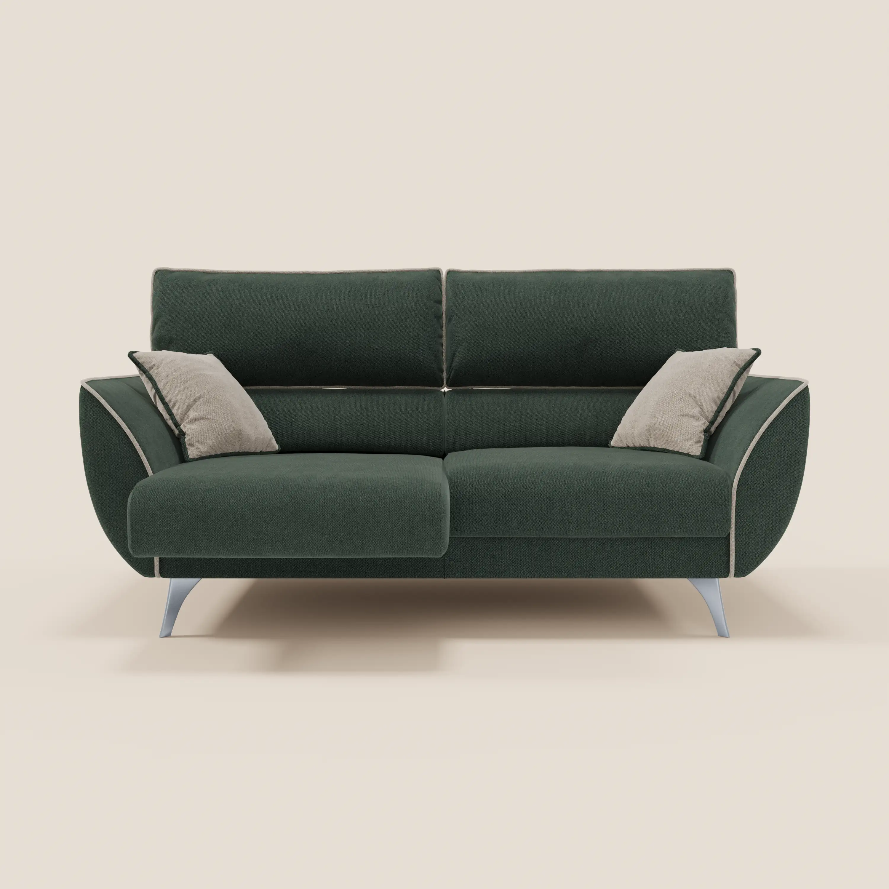 Michelangelo Canapé 2 et 3 places avec assises coulissantes et têtières réglables - Bicolore en tissu détachable T23 - Image 68