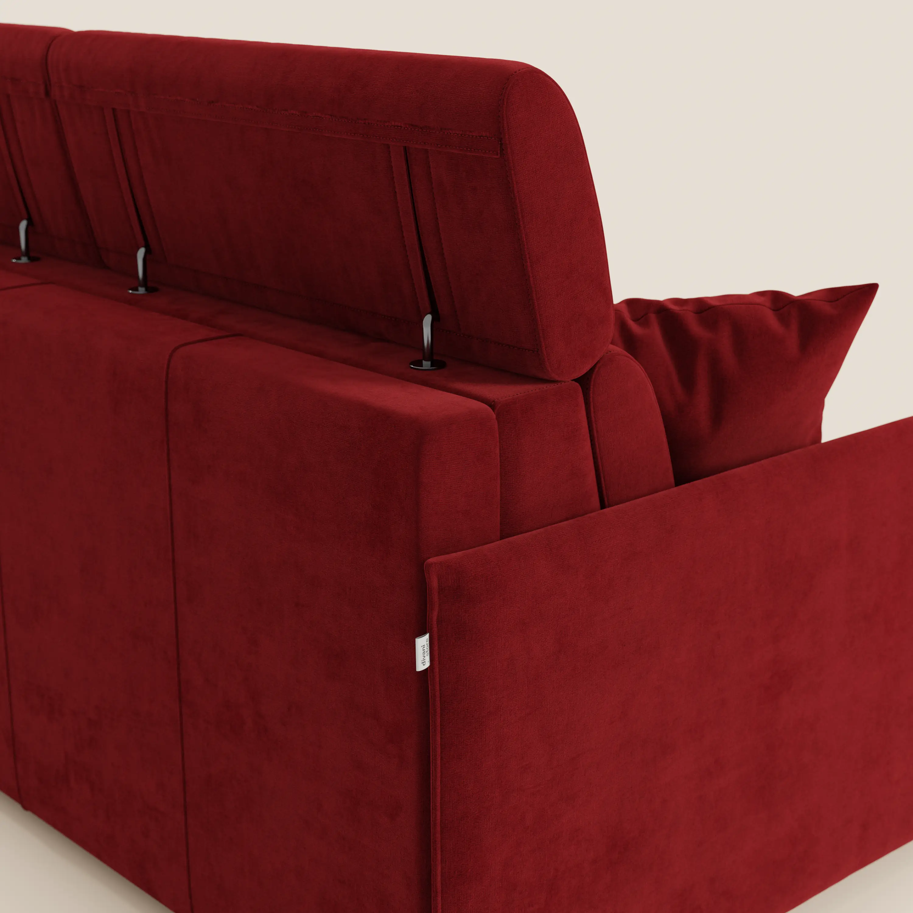 Miryam Canapé convertible avec têtières inclinables et confort maximal - design compact en tissu doux détachable T31 - Image 101