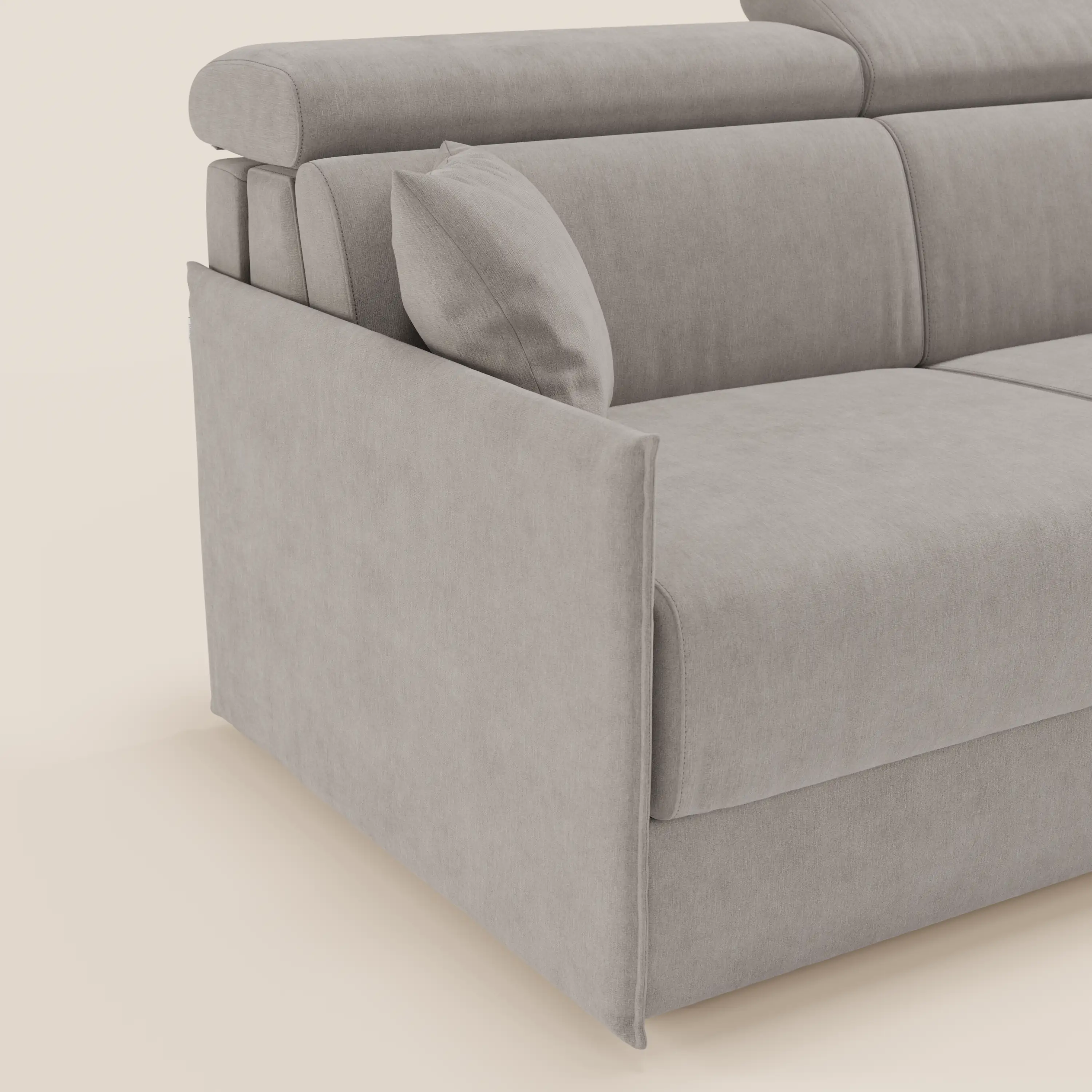 Miryam Canapé convertible avec têtières inclinables et confort maximal - design compact en tissu doux détachable T31 - Image 110