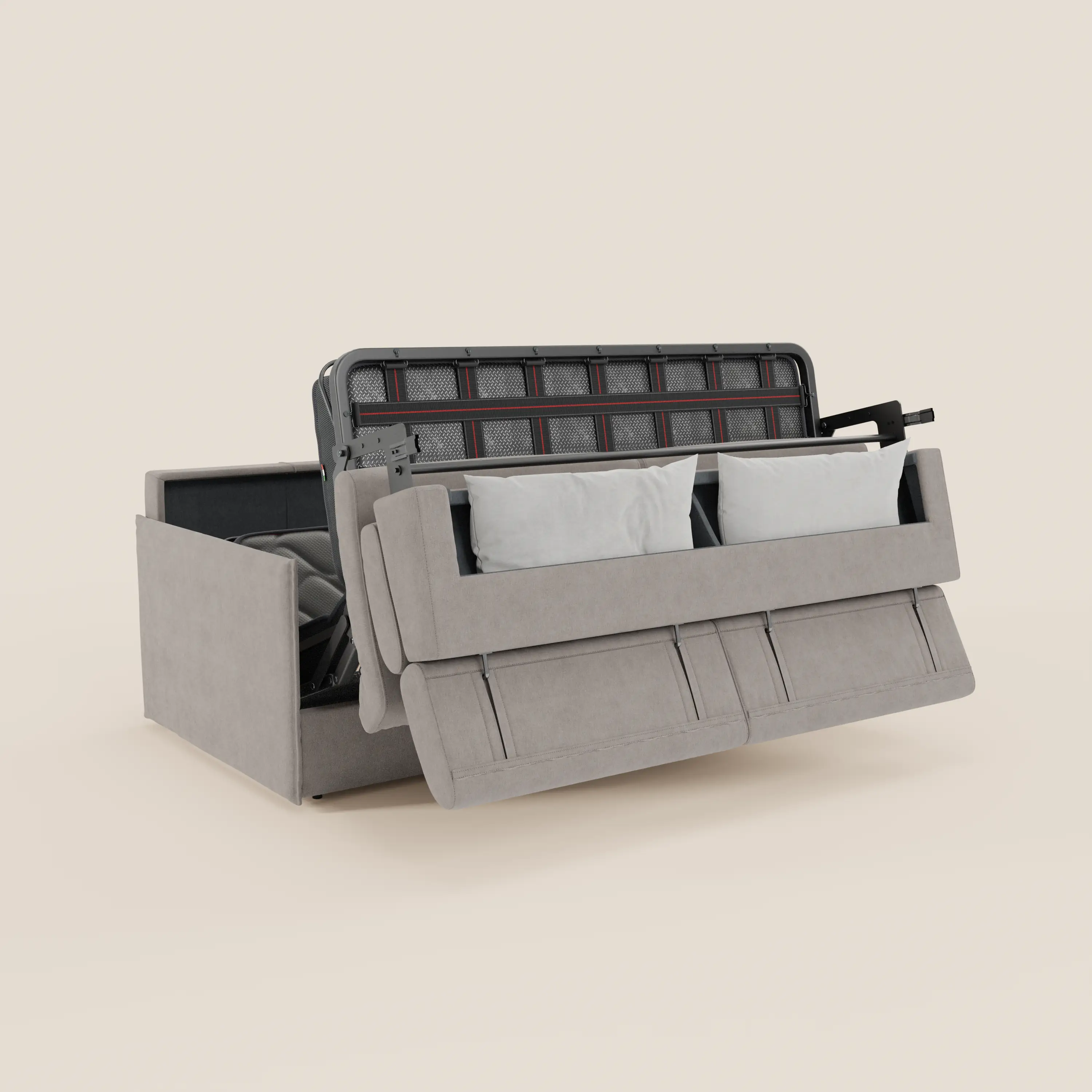 Miryam Canapé convertible avec têtières inclinables et confort maximal - design compact en tissu doux détachable T31 - Image 111