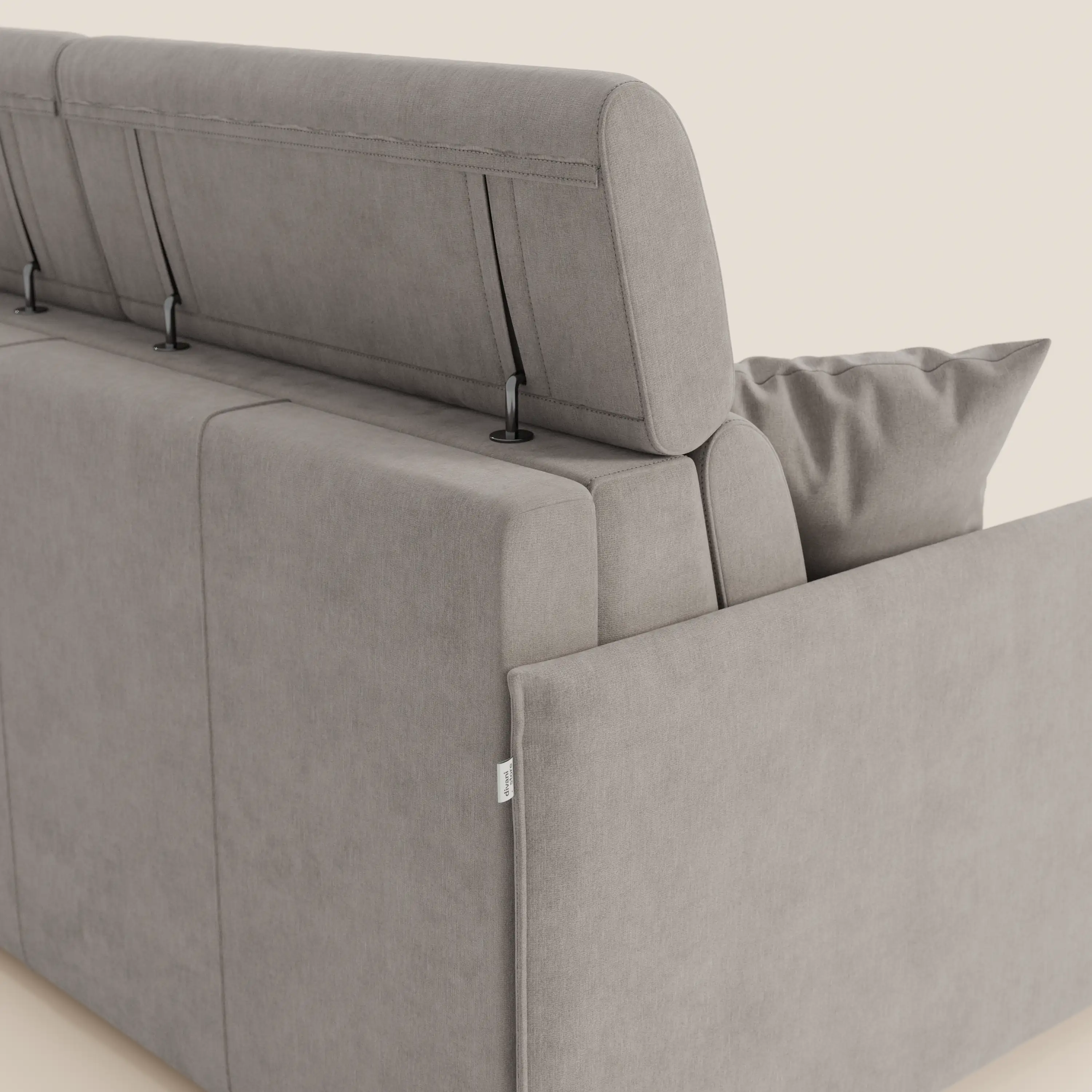 Miryam Canapé convertible avec têtières inclinables et confort maximal - design compact en tissu doux détachable T31 - Image 114
