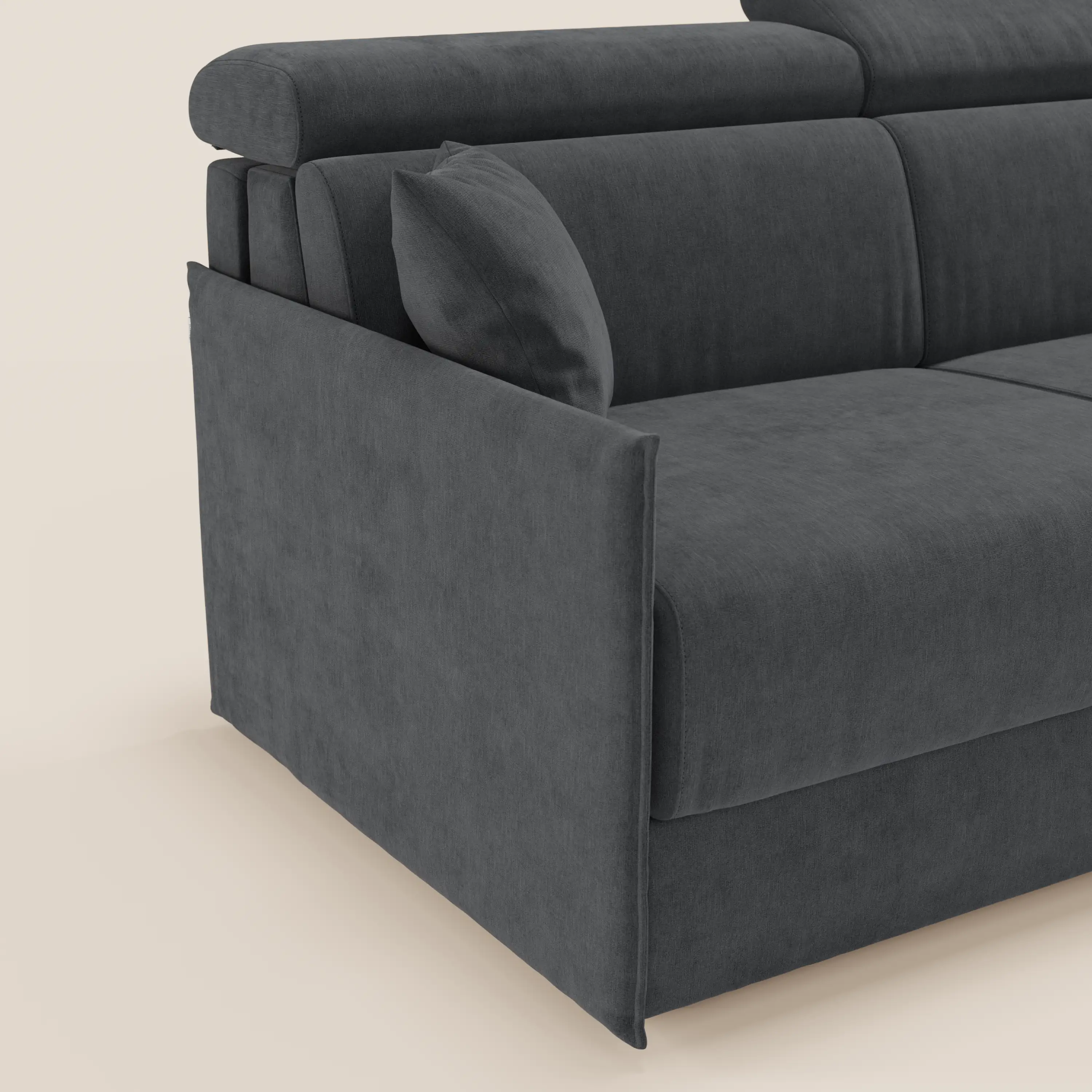 Miryam Canapé convertible avec têtières inclinables et confort maximal - design compact en tissu doux détachable T31 - Image 136