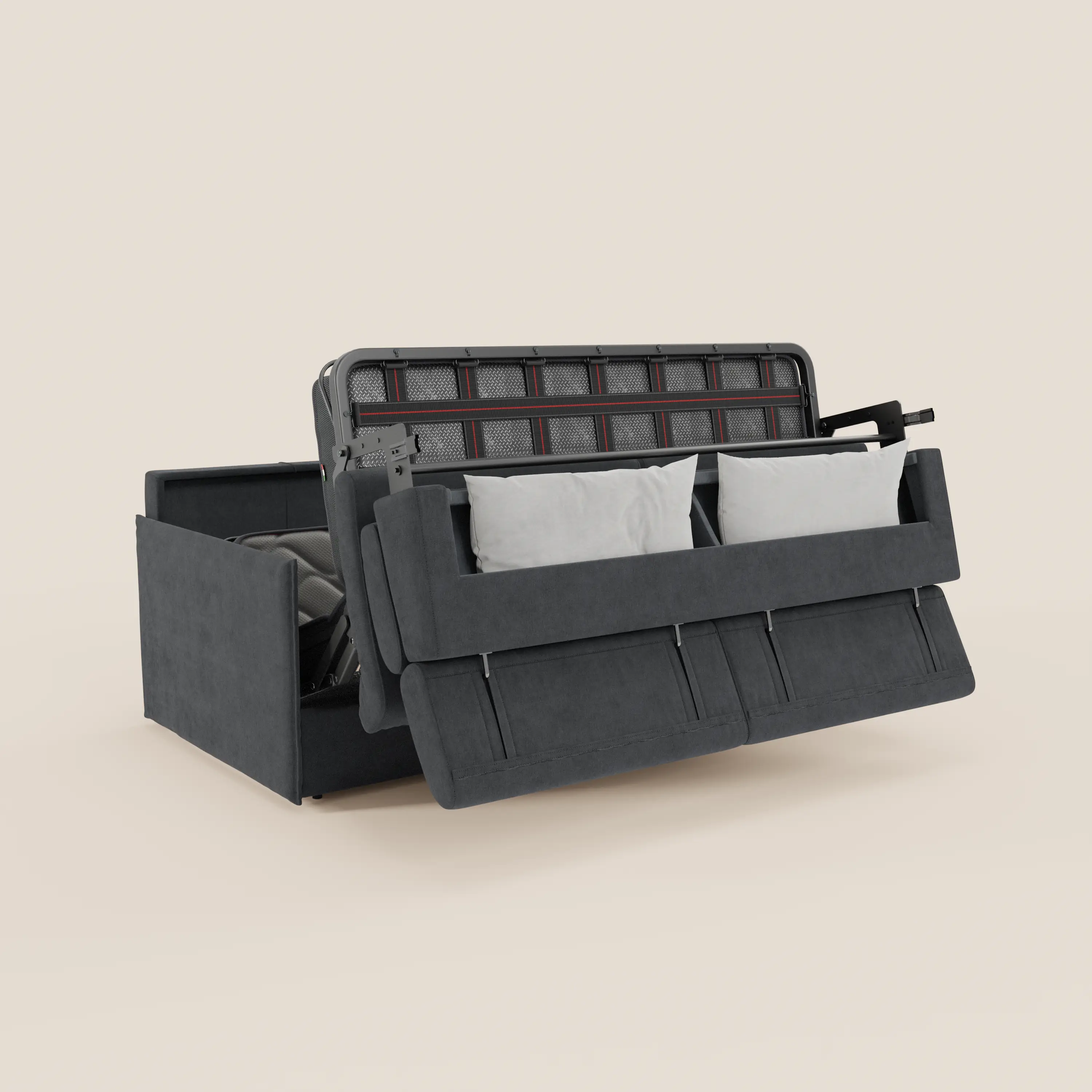 Miryam Canapé convertible avec têtières inclinables et confort maximal - design compact en tissu doux détachable T31 - Image 137