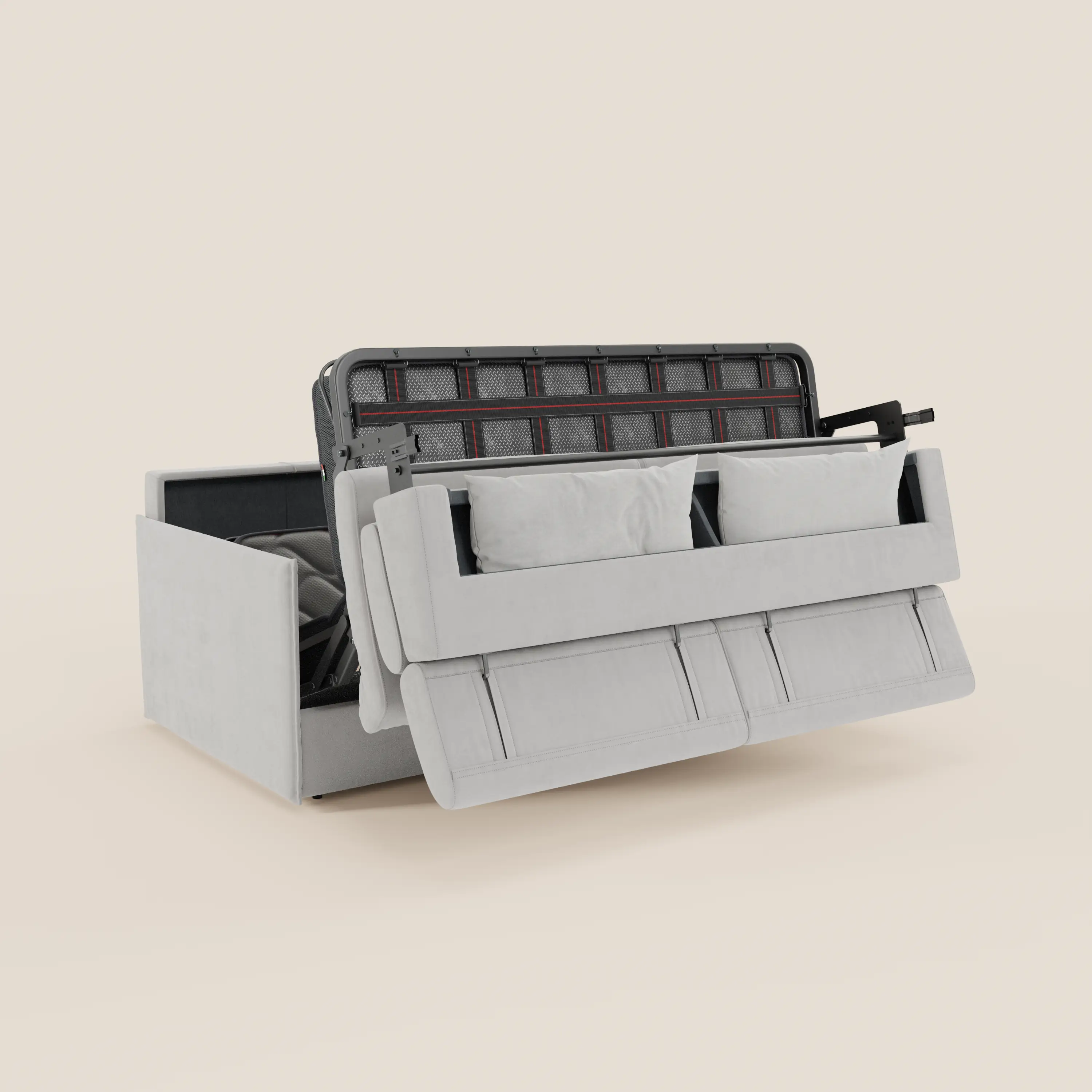 Miryam Canapé convertible avec têtières inclinables et confort maximal - design compact en tissu doux détachable T31 - Image 150