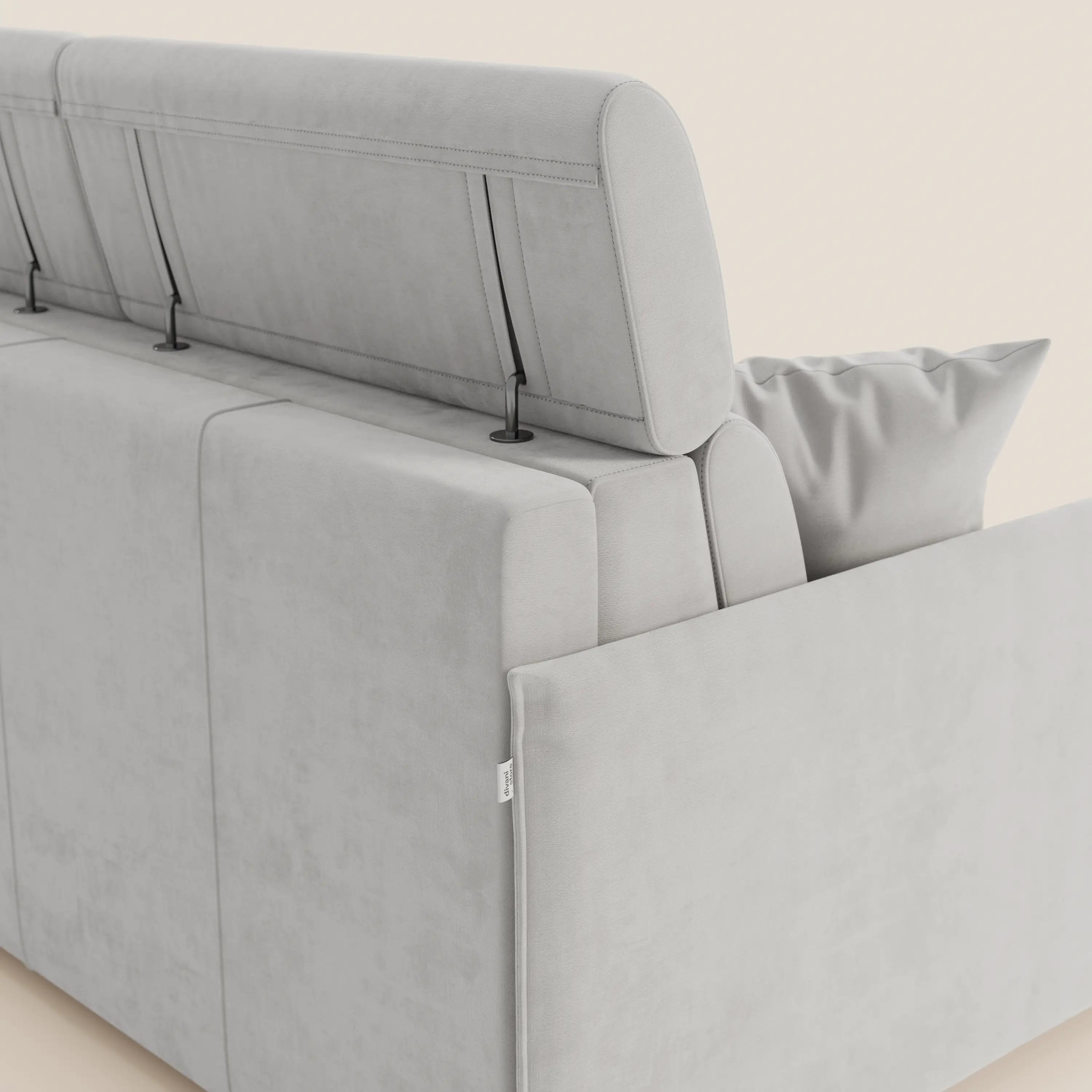 Miryam Canapé convertible avec têtières inclinables et confort maximal - design compact en tissu doux détachable T31 - Image 153