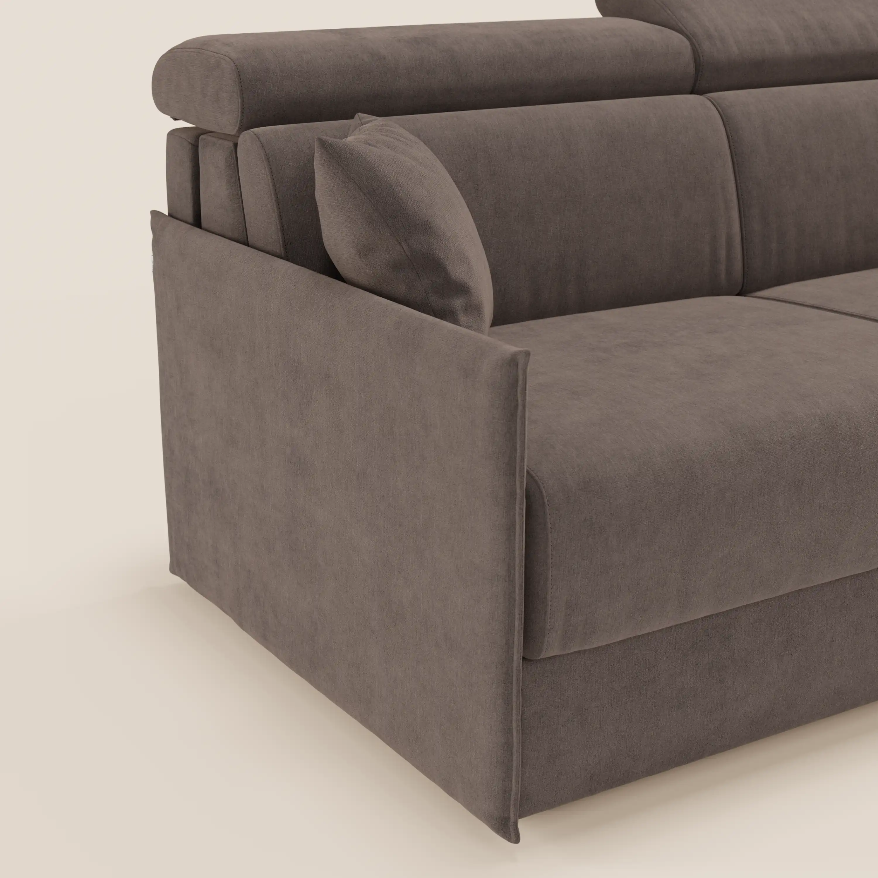 Miryam Canapé convertible avec têtières inclinables et confort maximal - design compact en tissu doux détachable T31 - Image 175