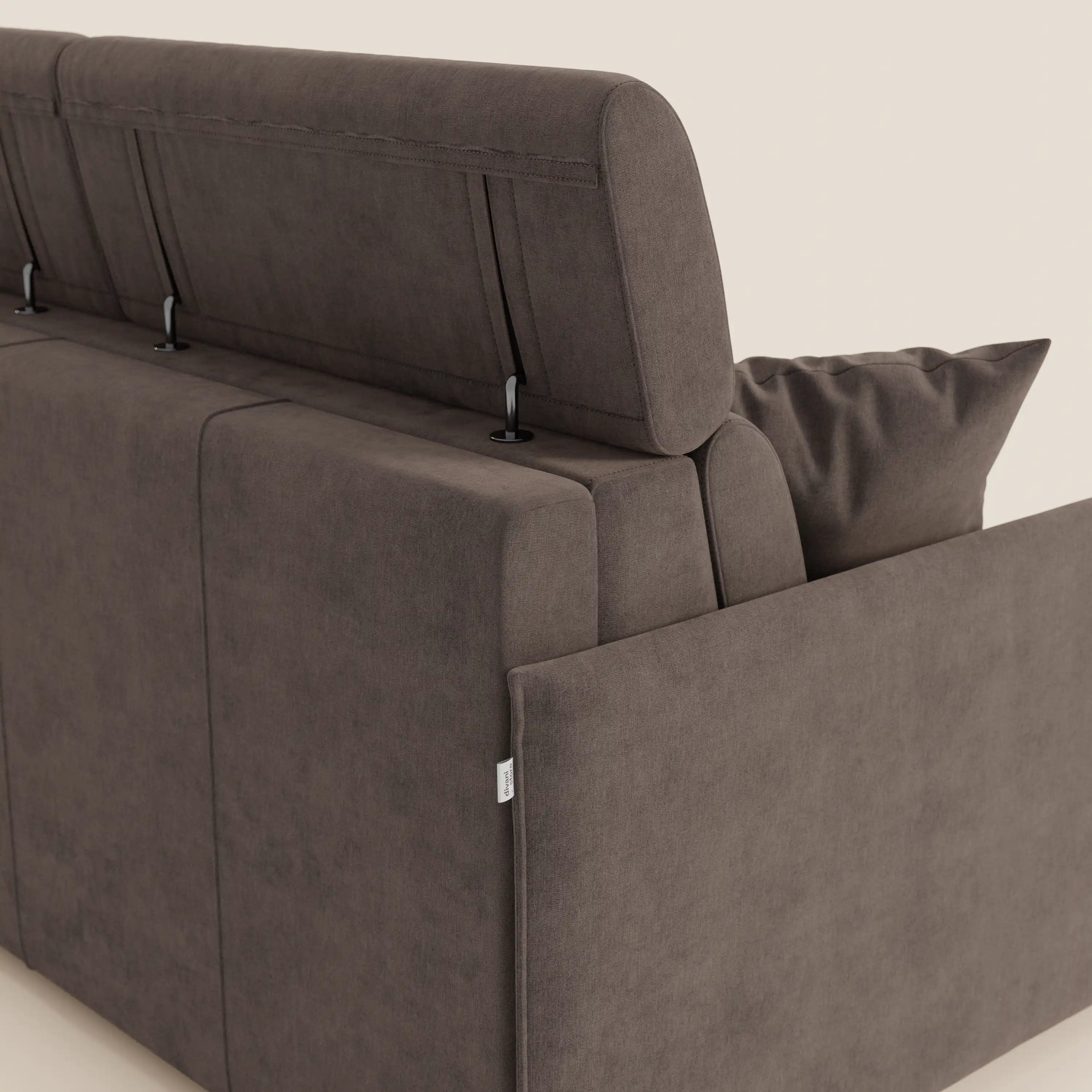 Miryam Canapé convertible avec têtières inclinables et confort maximal - design compact en tissu doux détachable T31 - Image 179
